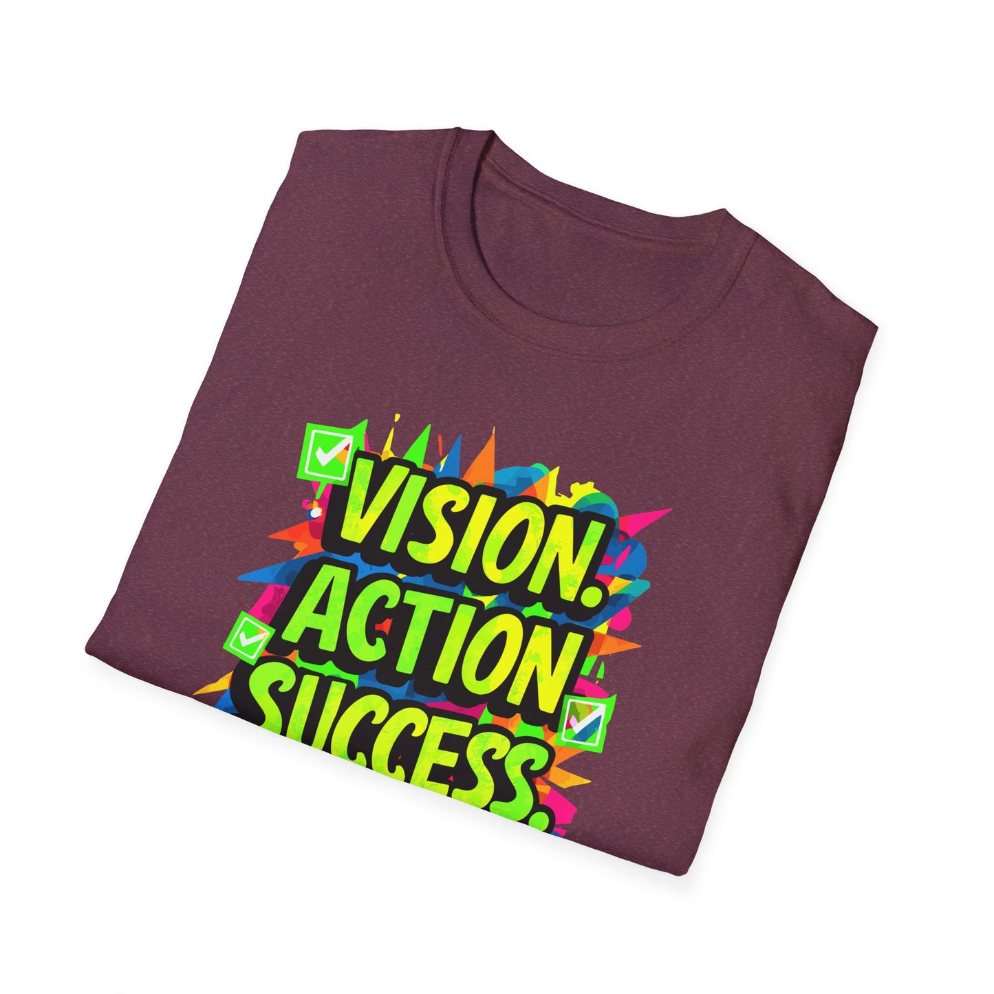 Vision Action Success Repeat Unisex Softstyle T-Shirt