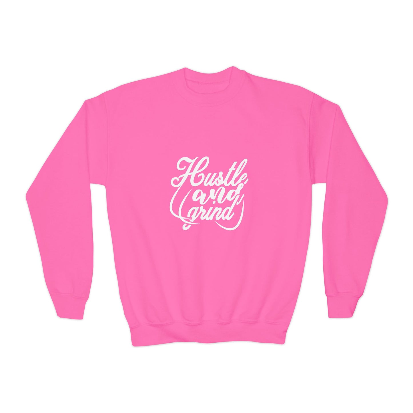 Hustle And Grind Youth Crewneck Sweatshirt