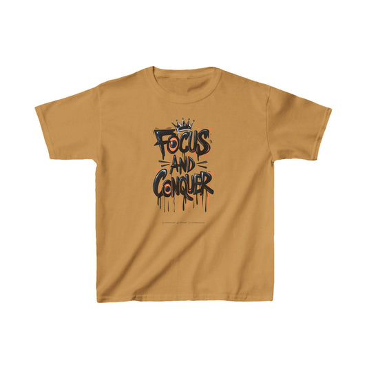 Focus And Conquer Kids Heavy Cotton™ Tee