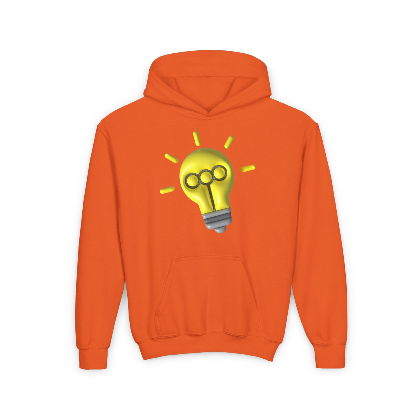 Light Bulb Youth Heavy Blend Hooded Sweatshirt
