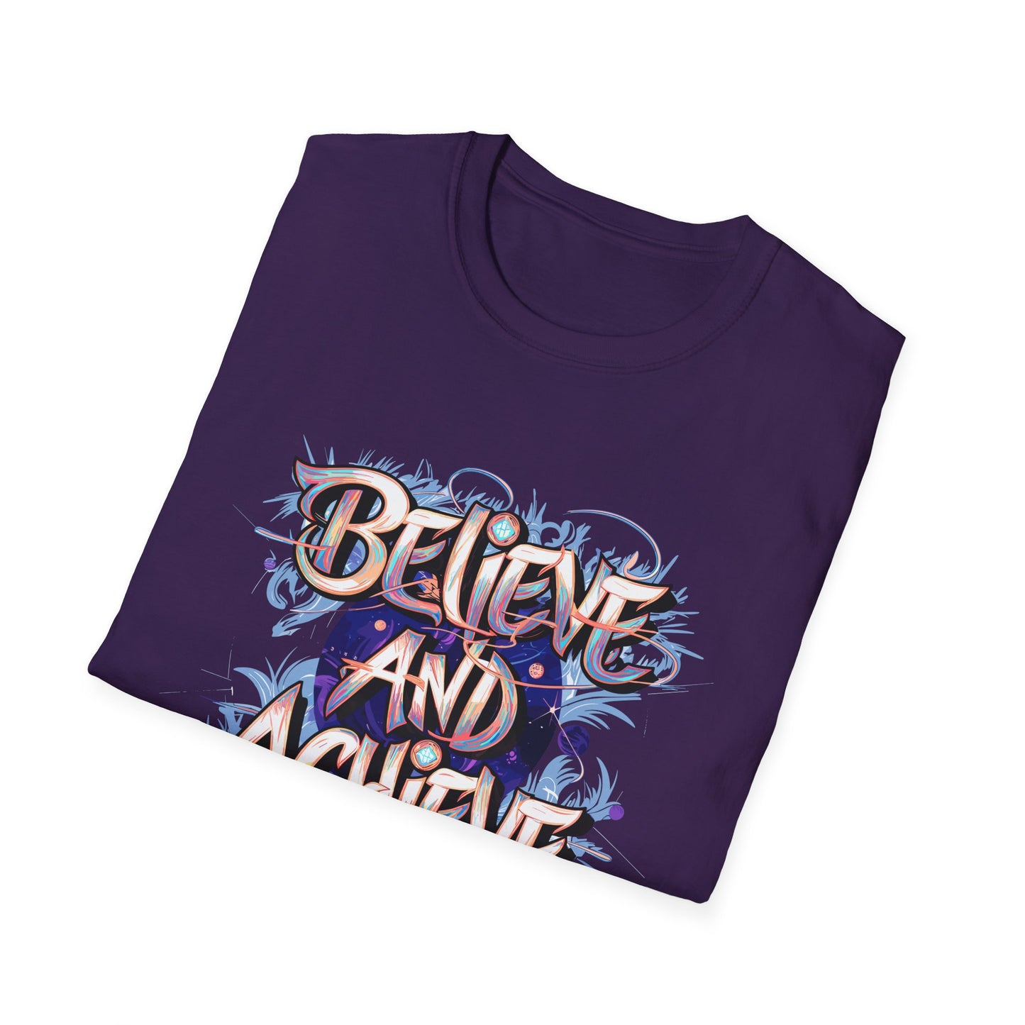 Believe And Achieve Unisex Softstyle T-Shirt
