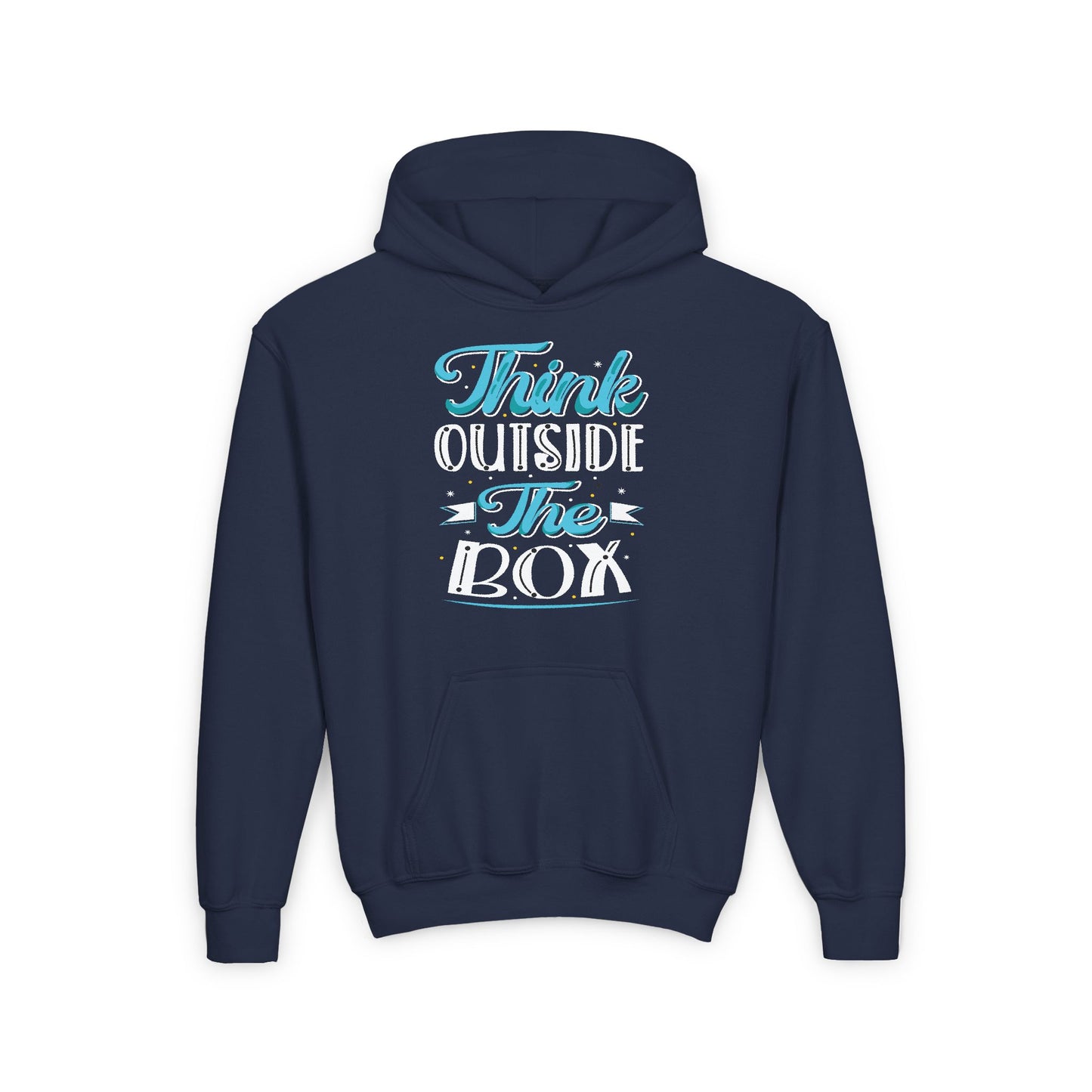 Think Outside The Box Youth Heavy Blend Hooded Sweatshirt