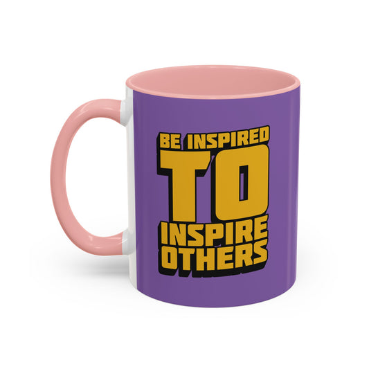 Be Inspired To Inspire Others Accent Coffee Mug (11, 15oz)