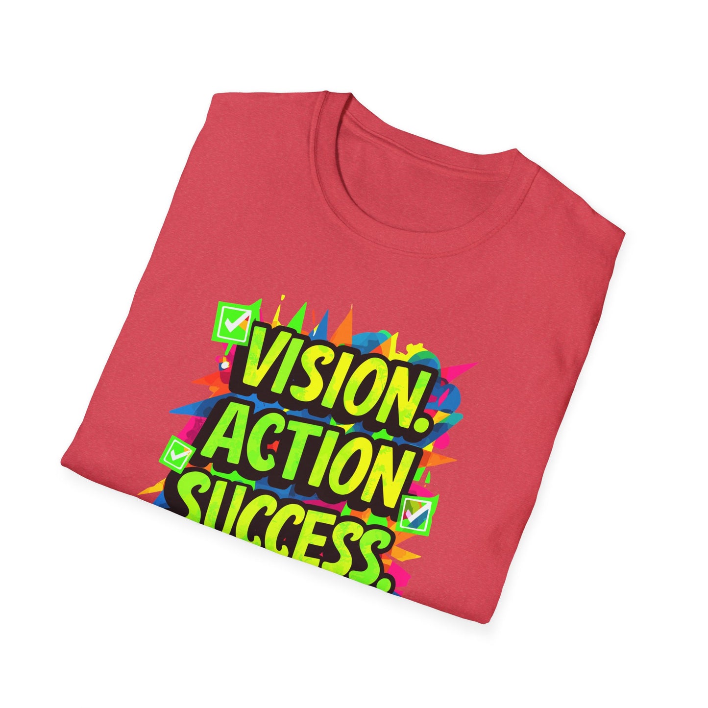 Vision Action Success Repeat Unisex Softstyle T-Shirt