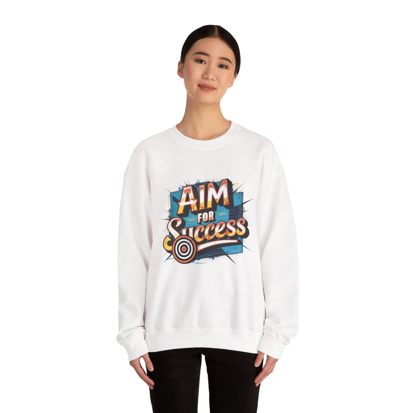 Aim For Success Unisex Heavy Blend™ Crewneck Sweatshirt