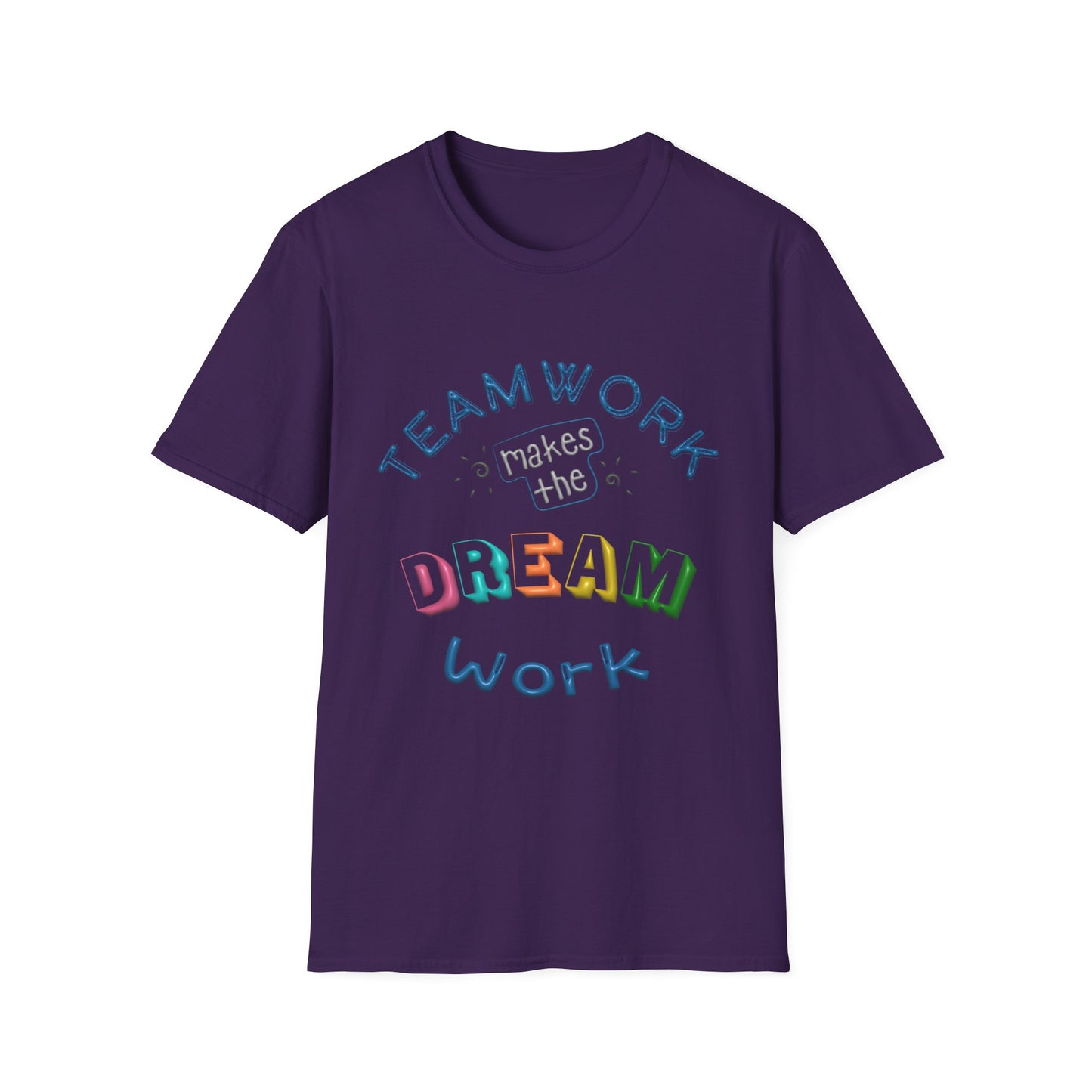 Team Work makes The Dream Work Unisex Softstyle T-Shirt