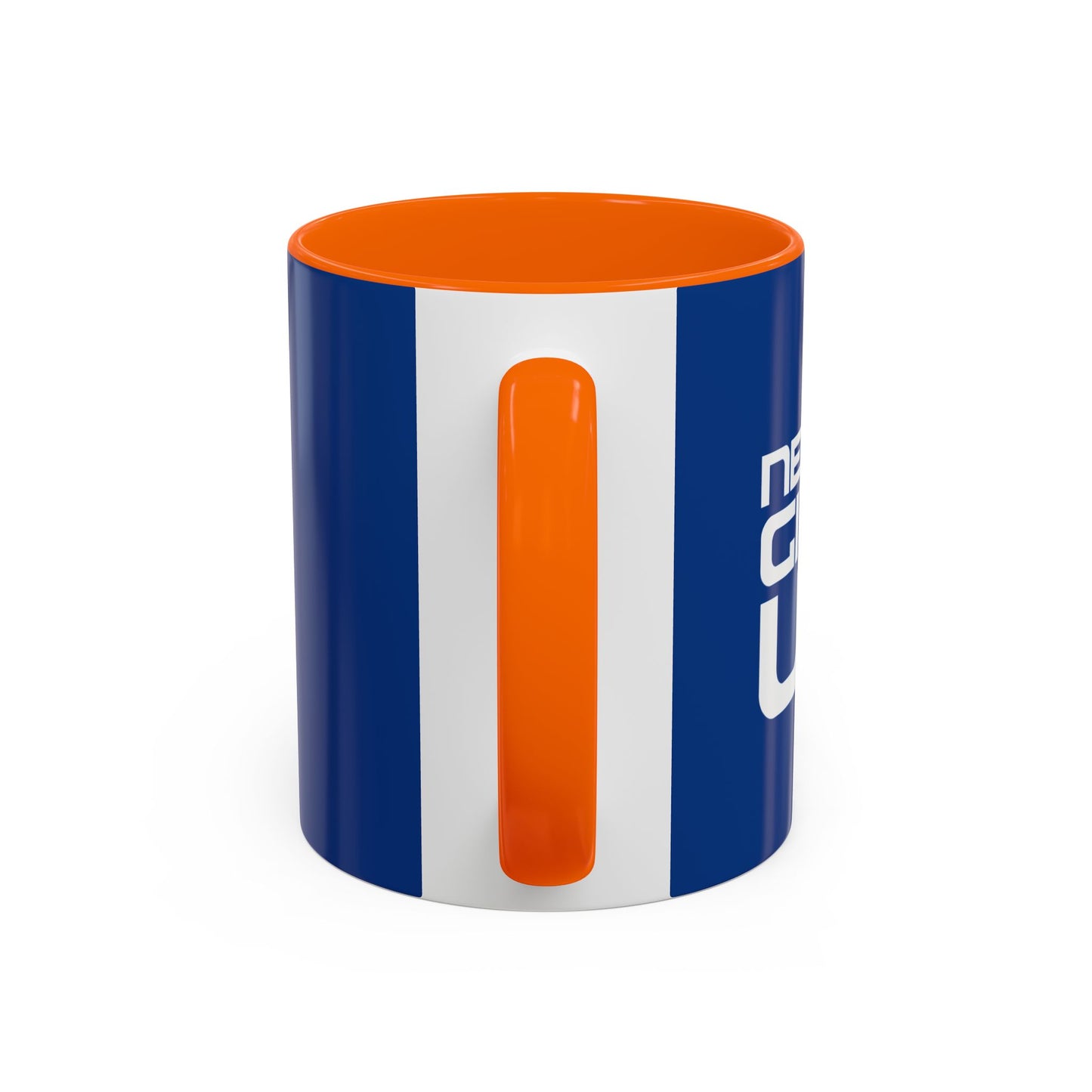 Never Give Up Accent Coffee Mug (11, 15oz)