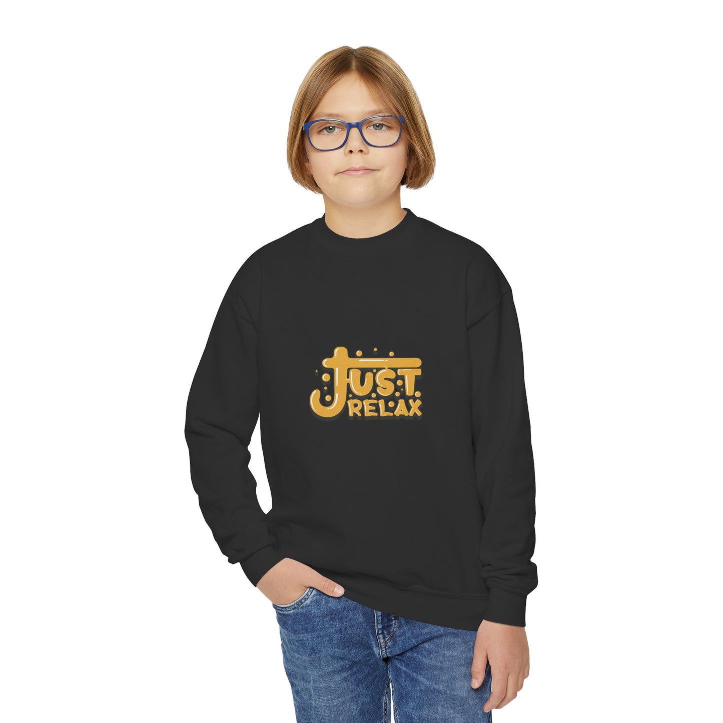 Just Relax Youth Crewneck Sweatshirt