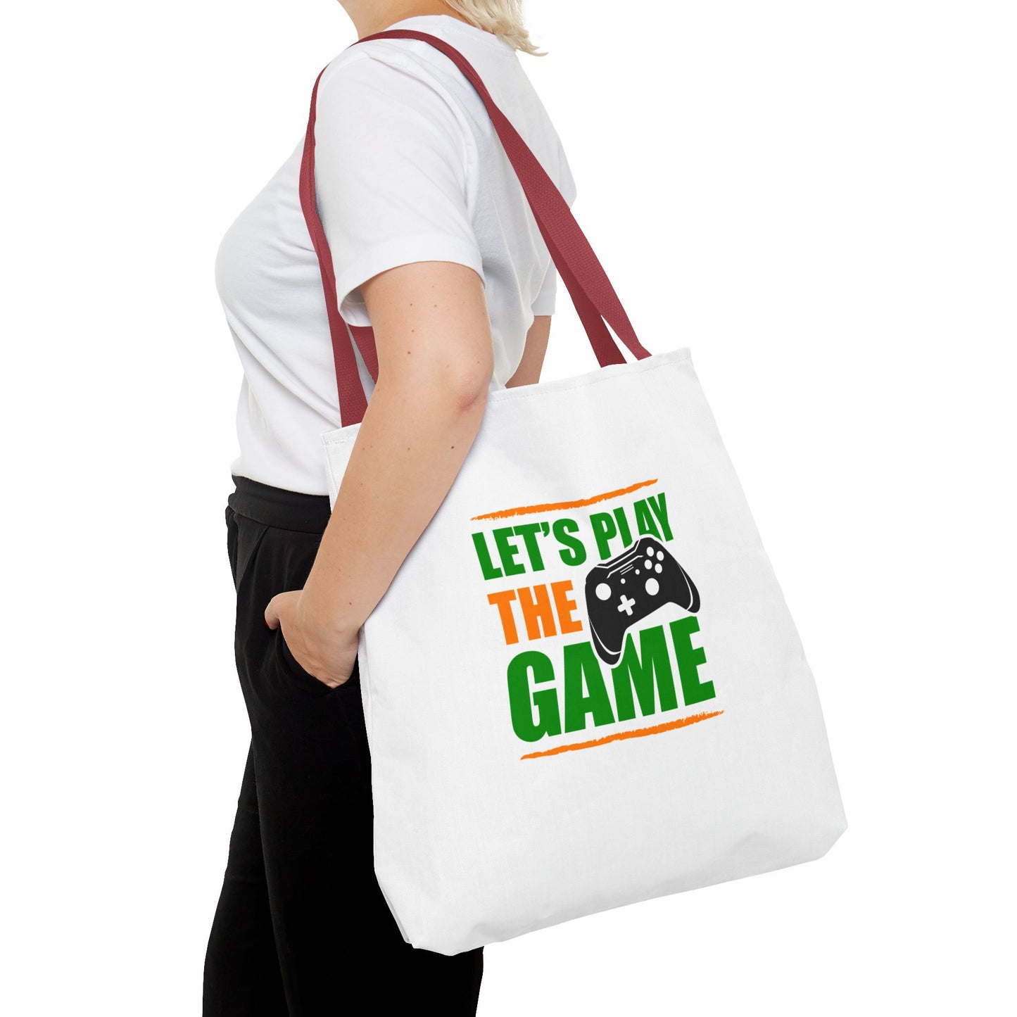 Let's Play The Game Tote Bag (AOP)