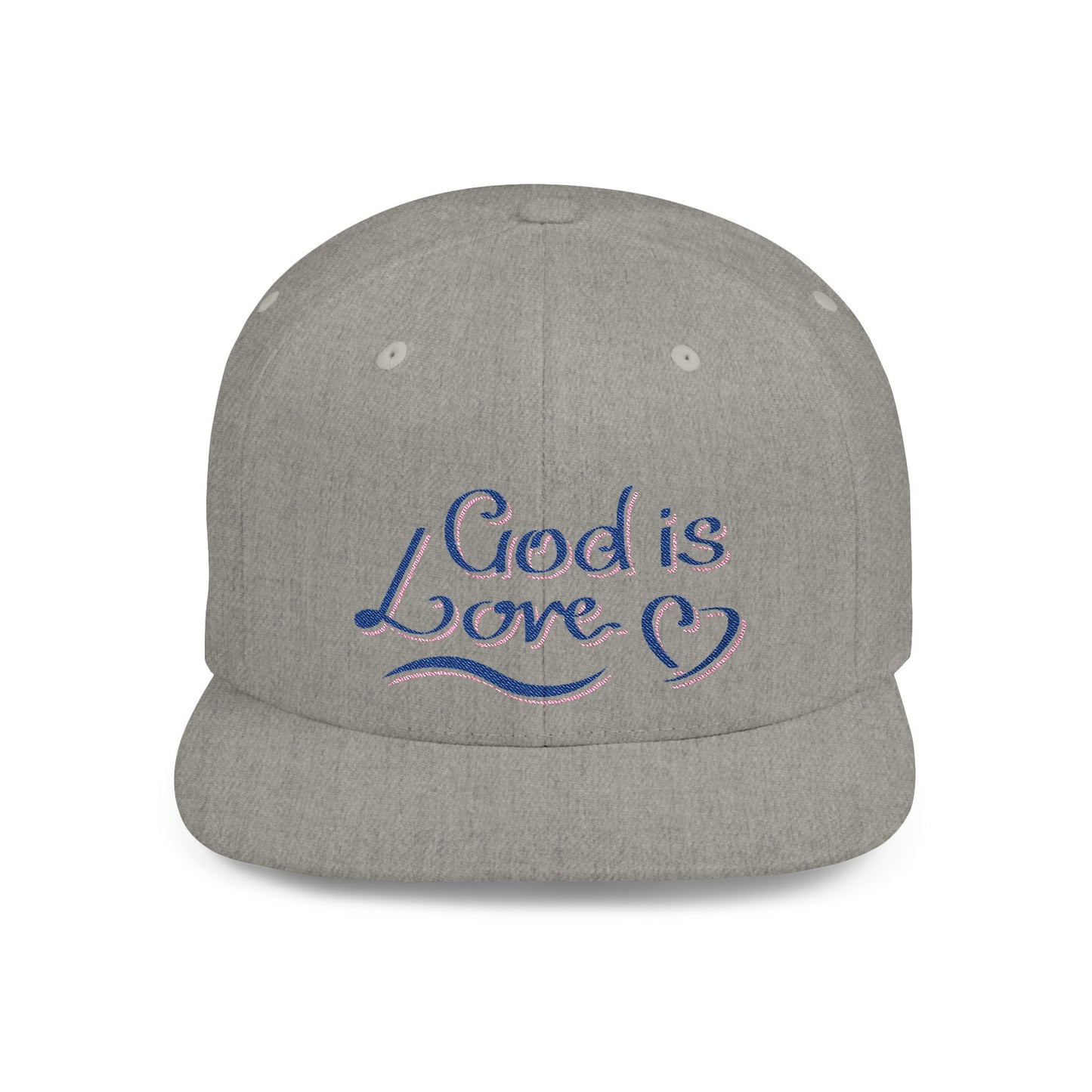 God Is Love Flat Bill Snapback