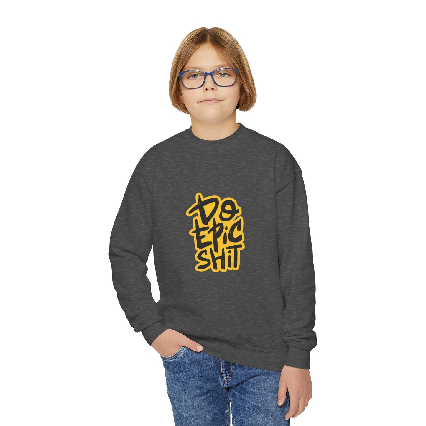 Do Epic Shit Youth Crewneck Sweatshirt