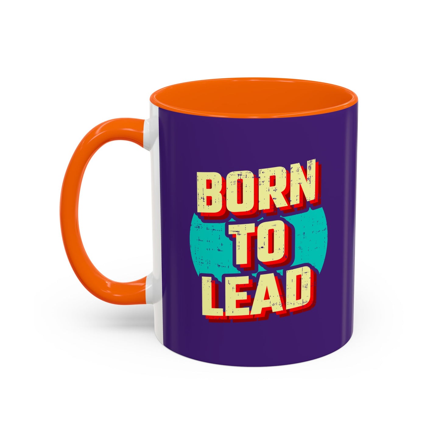 Born To Lead Accent Coffee Mug (11, 15oz)