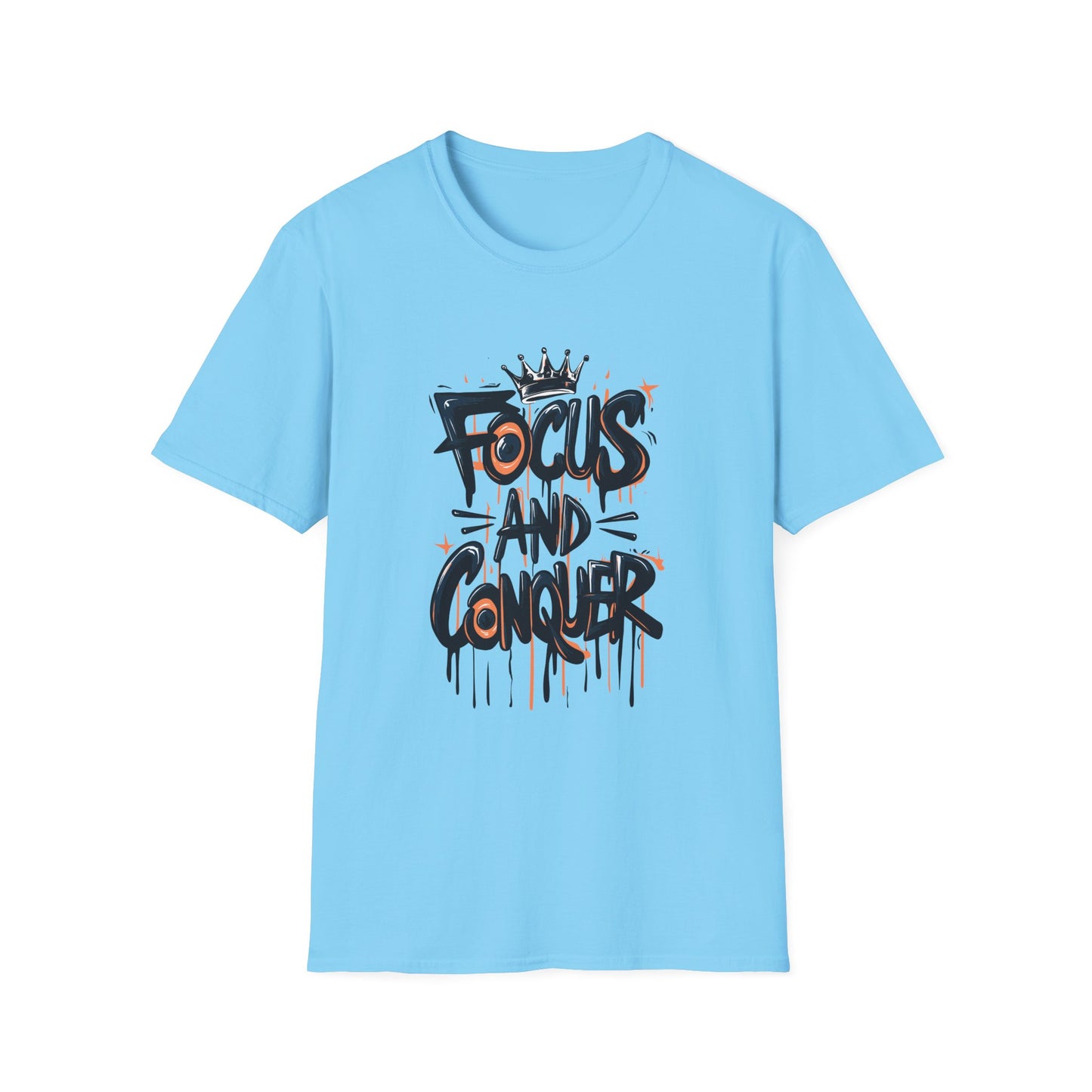 Focus And Conquer Unisex Softstyle T-Shirt
