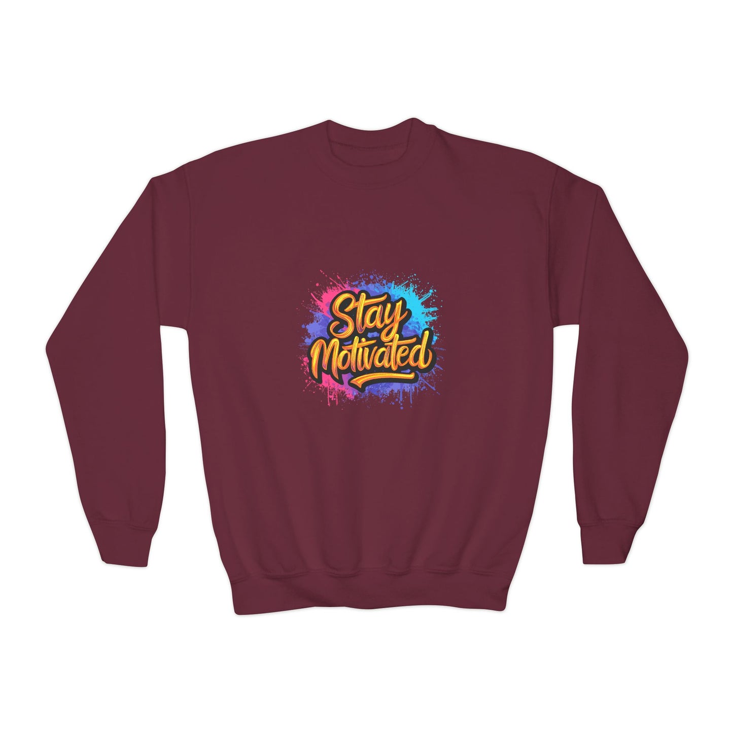 Stay Motivated Youth Crewneck Sweatshirt