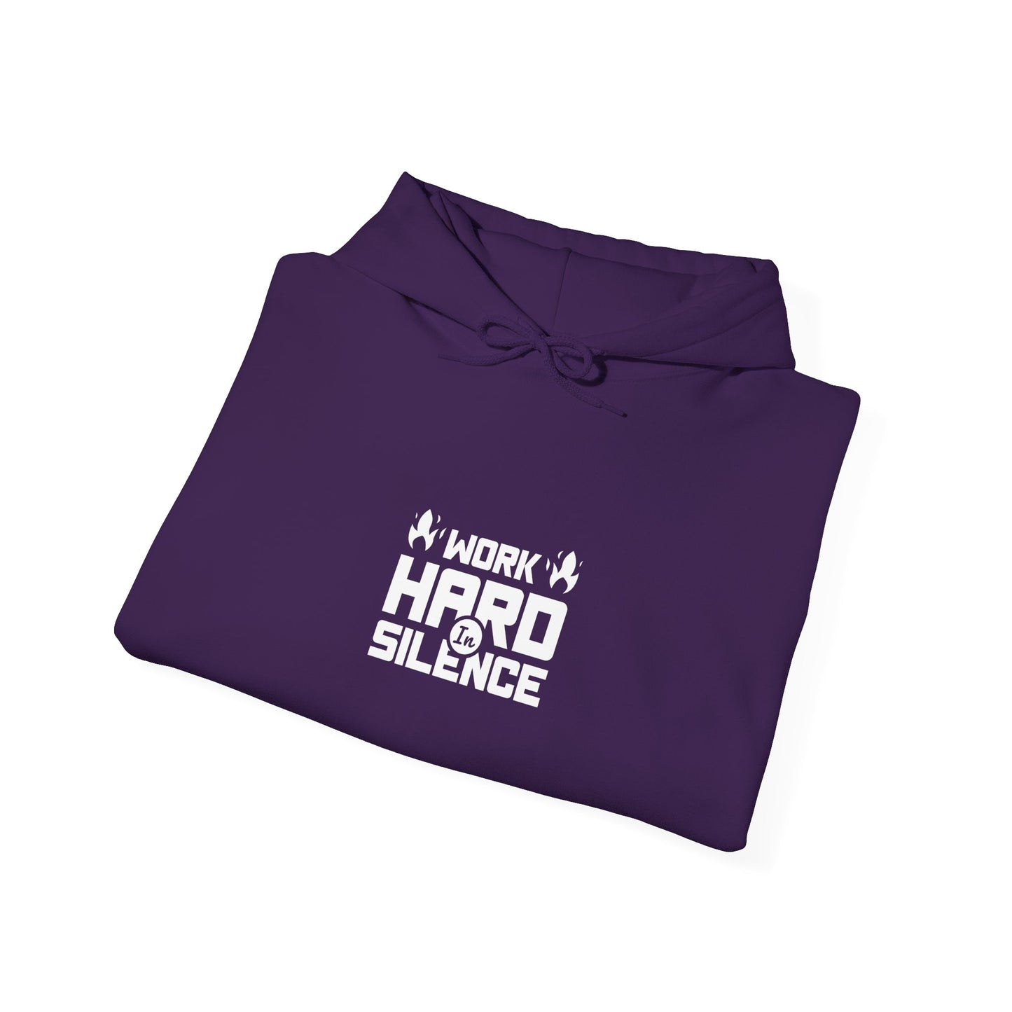 Work Hard In Silence Unisex Heavy Blend™ Hooded Sweatshirt
