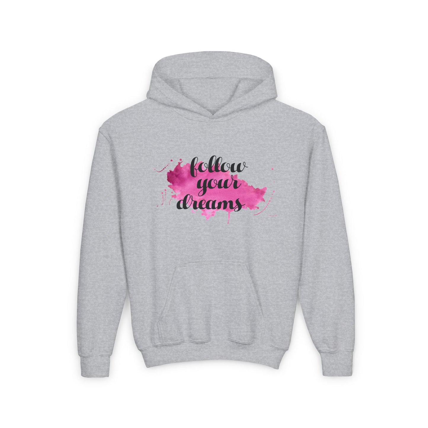 Follow Your Dreams Youth Heavy Blend Hooded Sweatshirt