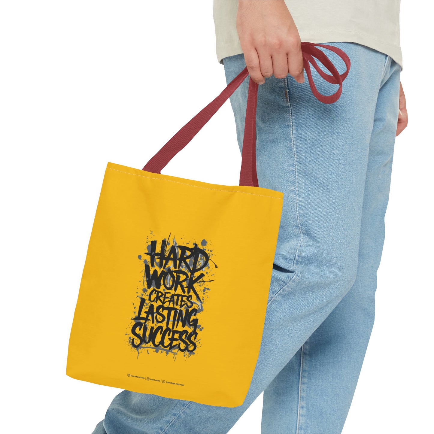 Hard Work Creates Lasting Success Tote Bag (AOP)