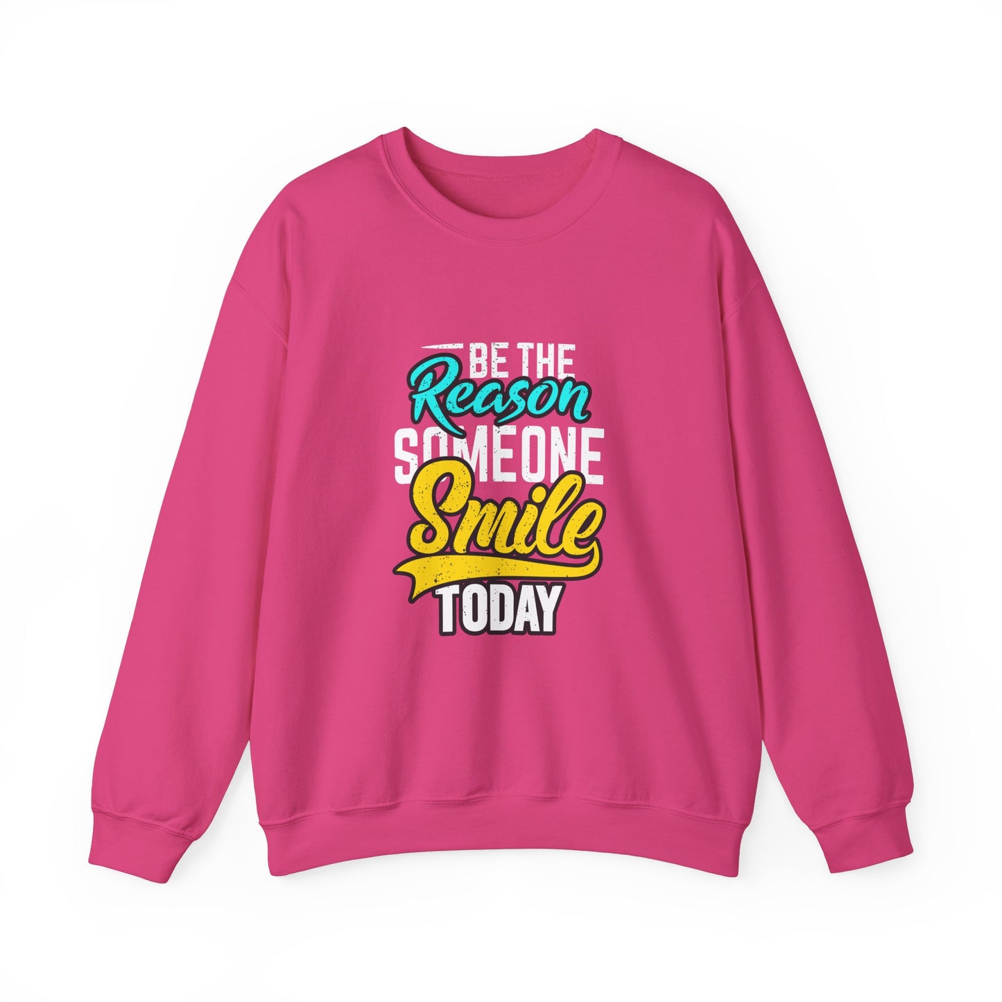Be The Reason Someone Smile Today Unisex Heavy Blend™ Crewneck Sweatshirt