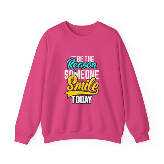 Be The Reason Someone Smile Today Unisex Heavy Blend™ Crewneck Sweatshirt
