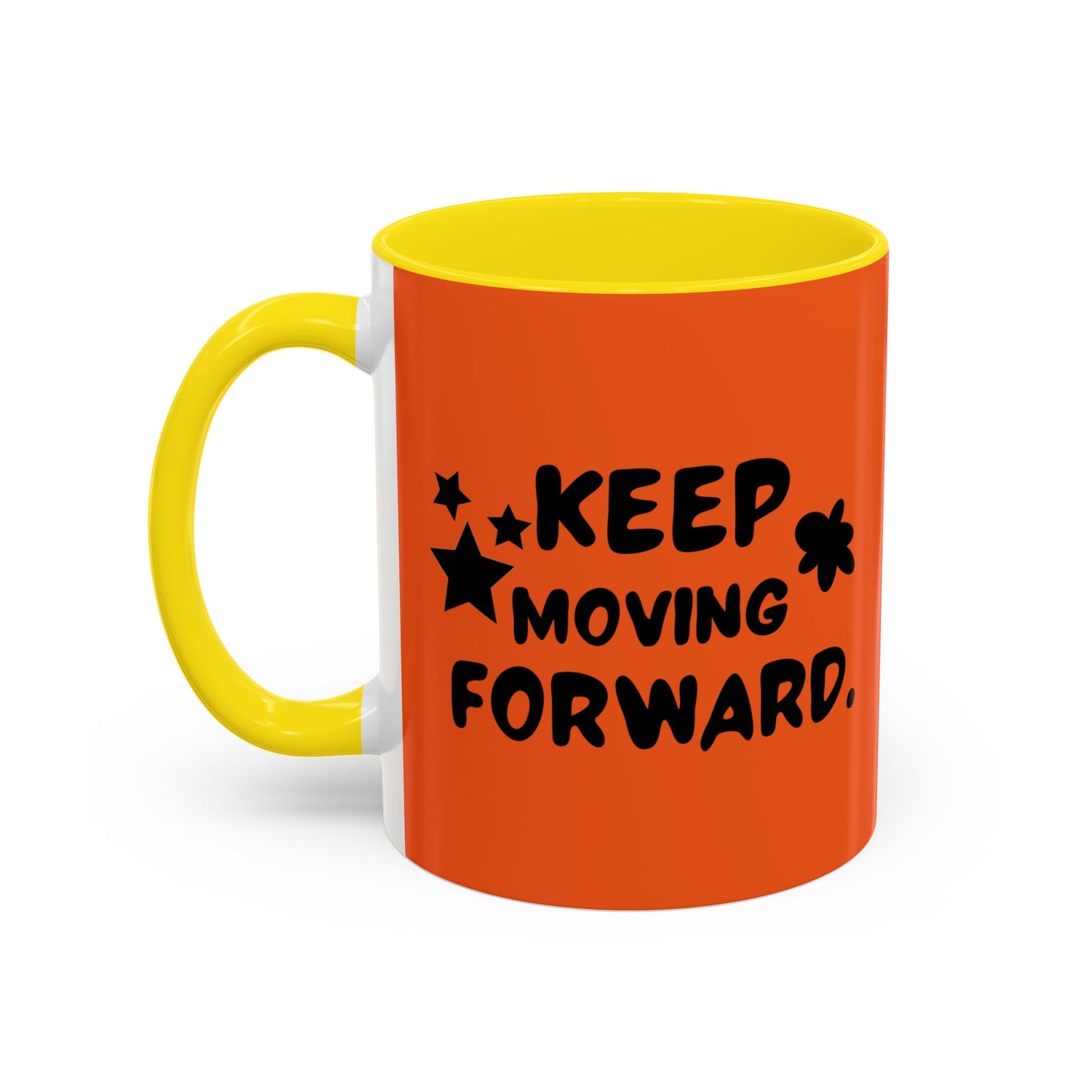 Keep Moving Forward Accent Coffee Mug (11, 15oz)