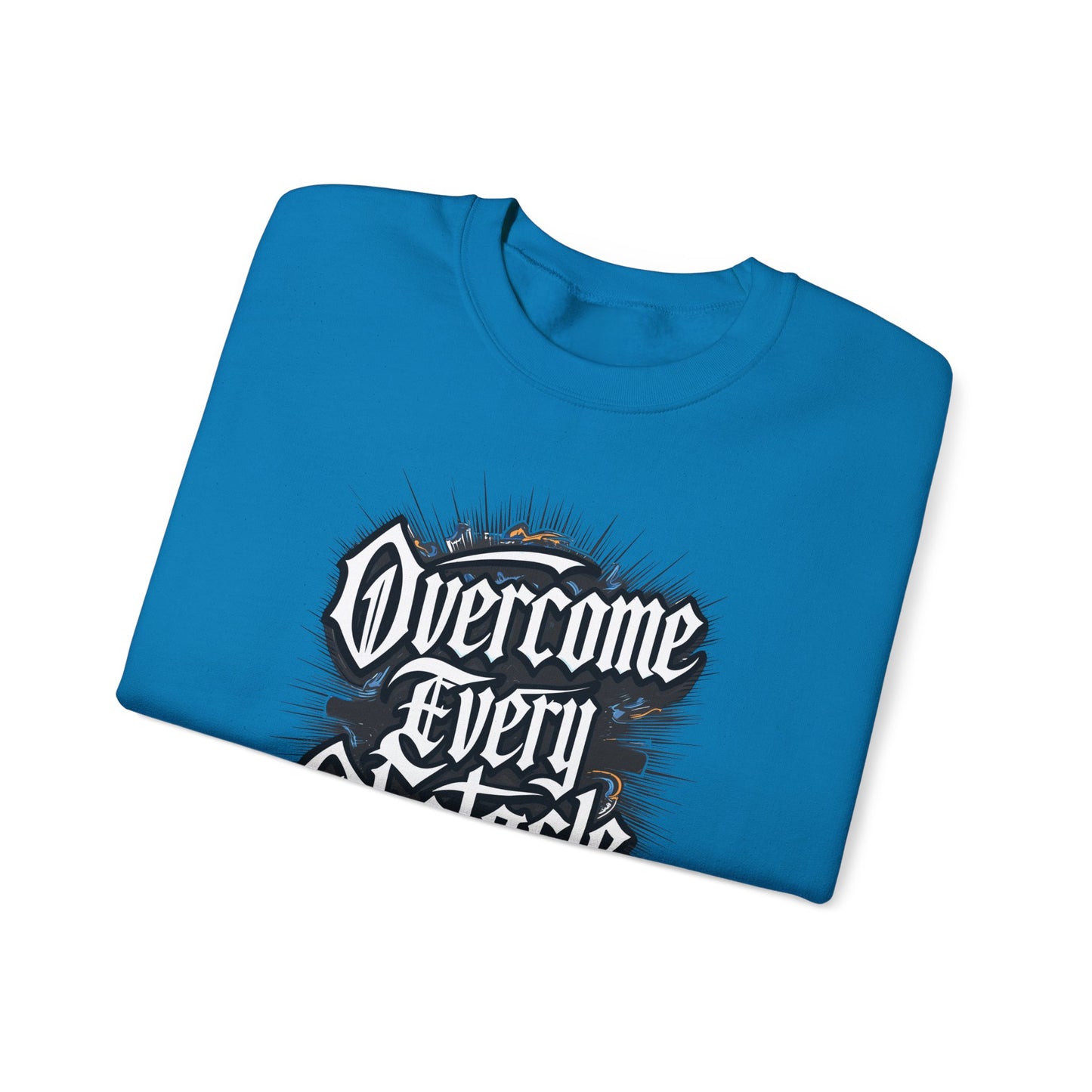 Overcome Every Obstacle Unisex Heavy Blend™ Crewneck Sweatshirt