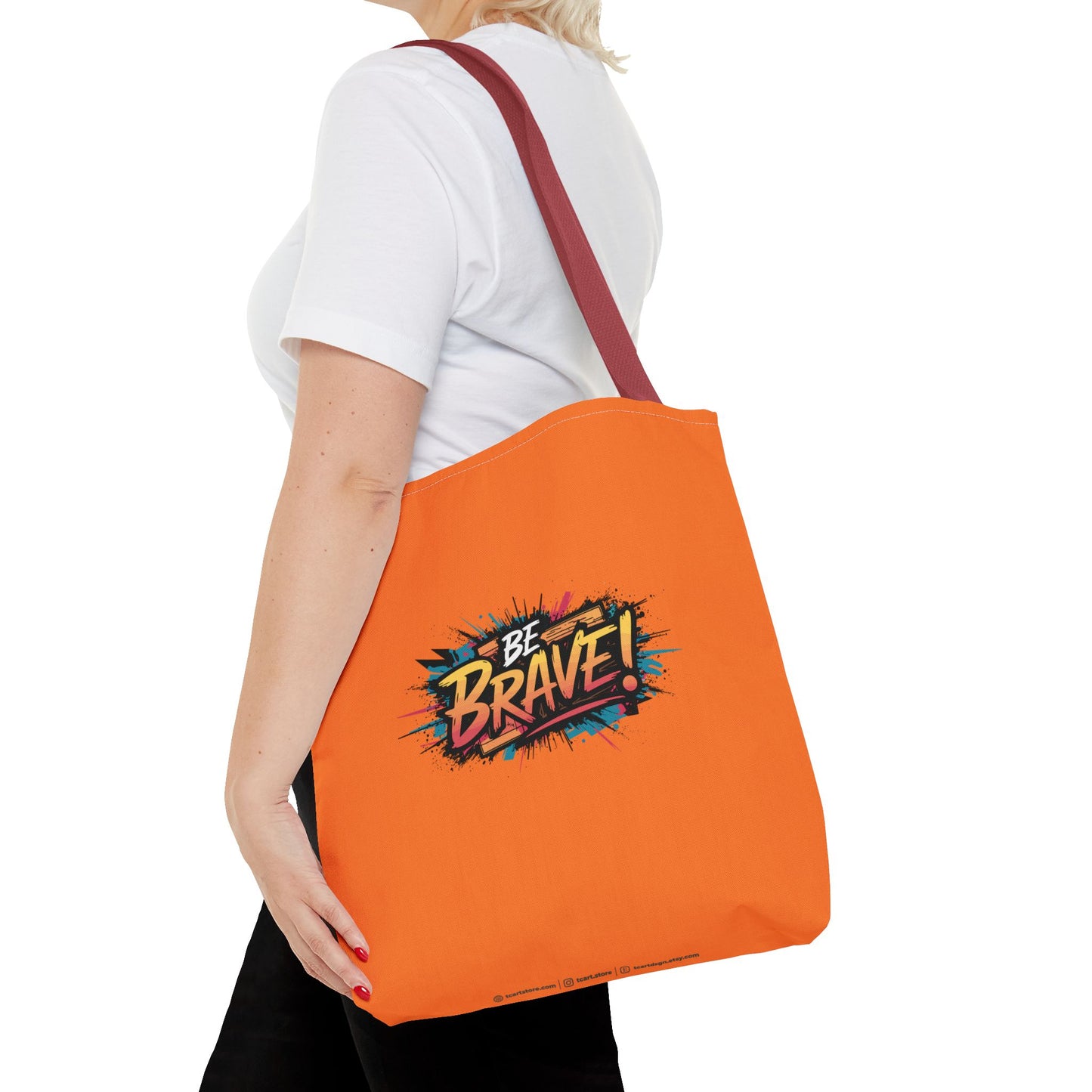 Be Brave! Tote Bag (AOP)