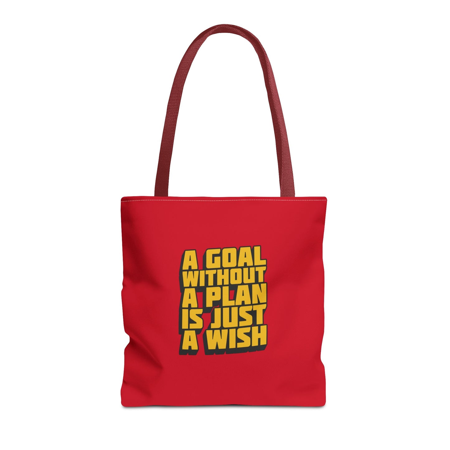 A Goal Without A Plan Is Just A Wish Tote Bag (AOP)