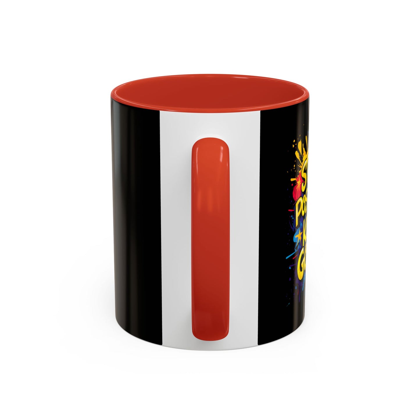 Stay Positive Keep Going Accent Coffee Mug (11, 15oz)