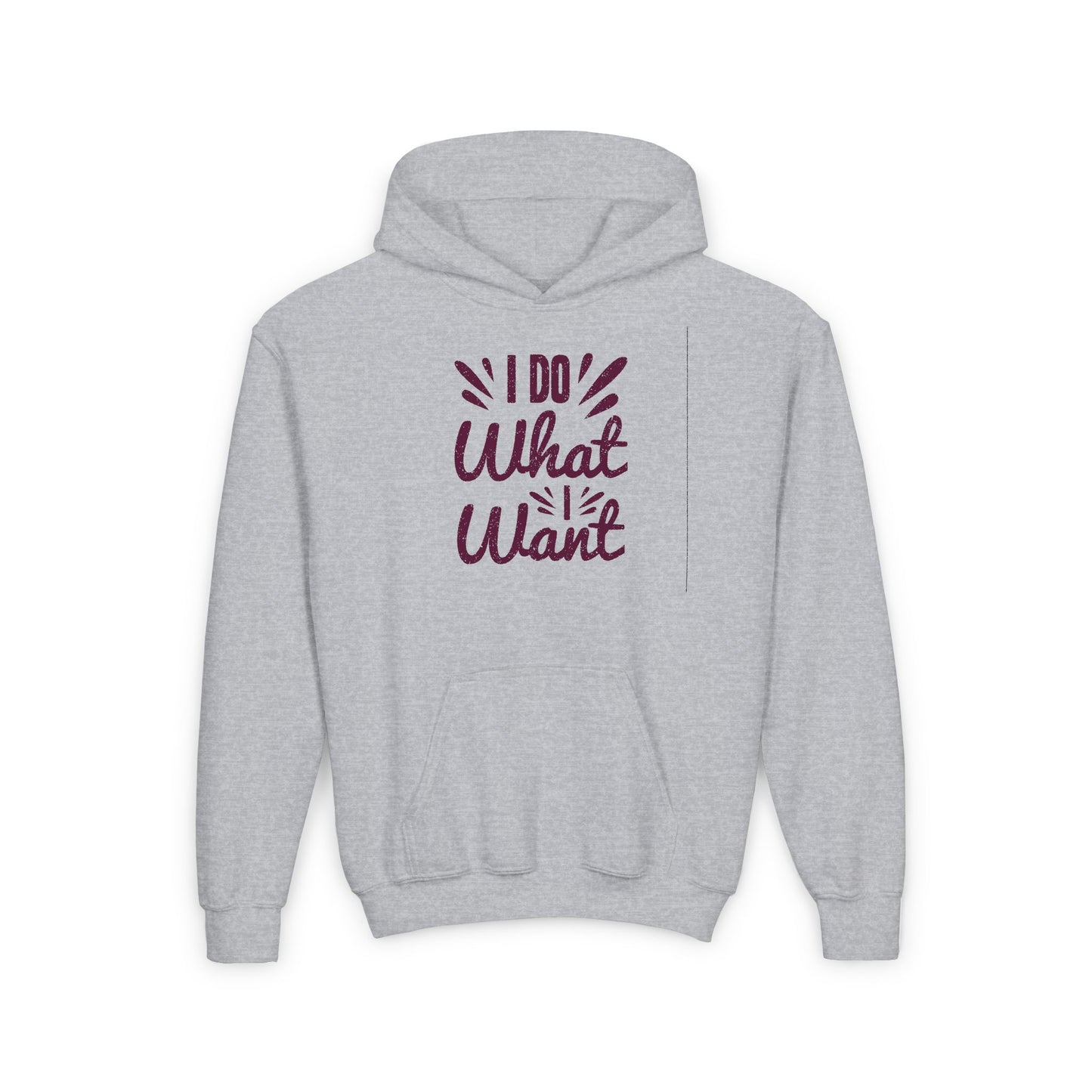 I Do What I Want Youth Heavy Blend Hooded Sweatshirt