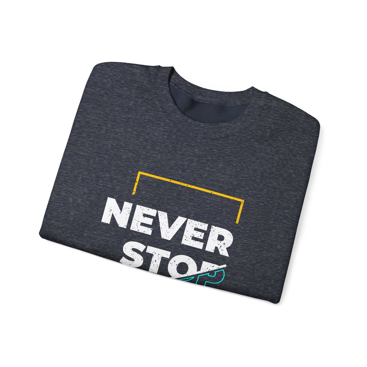 Never Stop Hope Unisex Heavy Blend™ Crewneck Sweatshirt