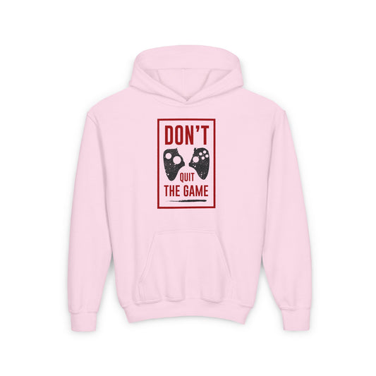 Don't Quit The Game Youth Heavy Blend Hooded Sweatshirt