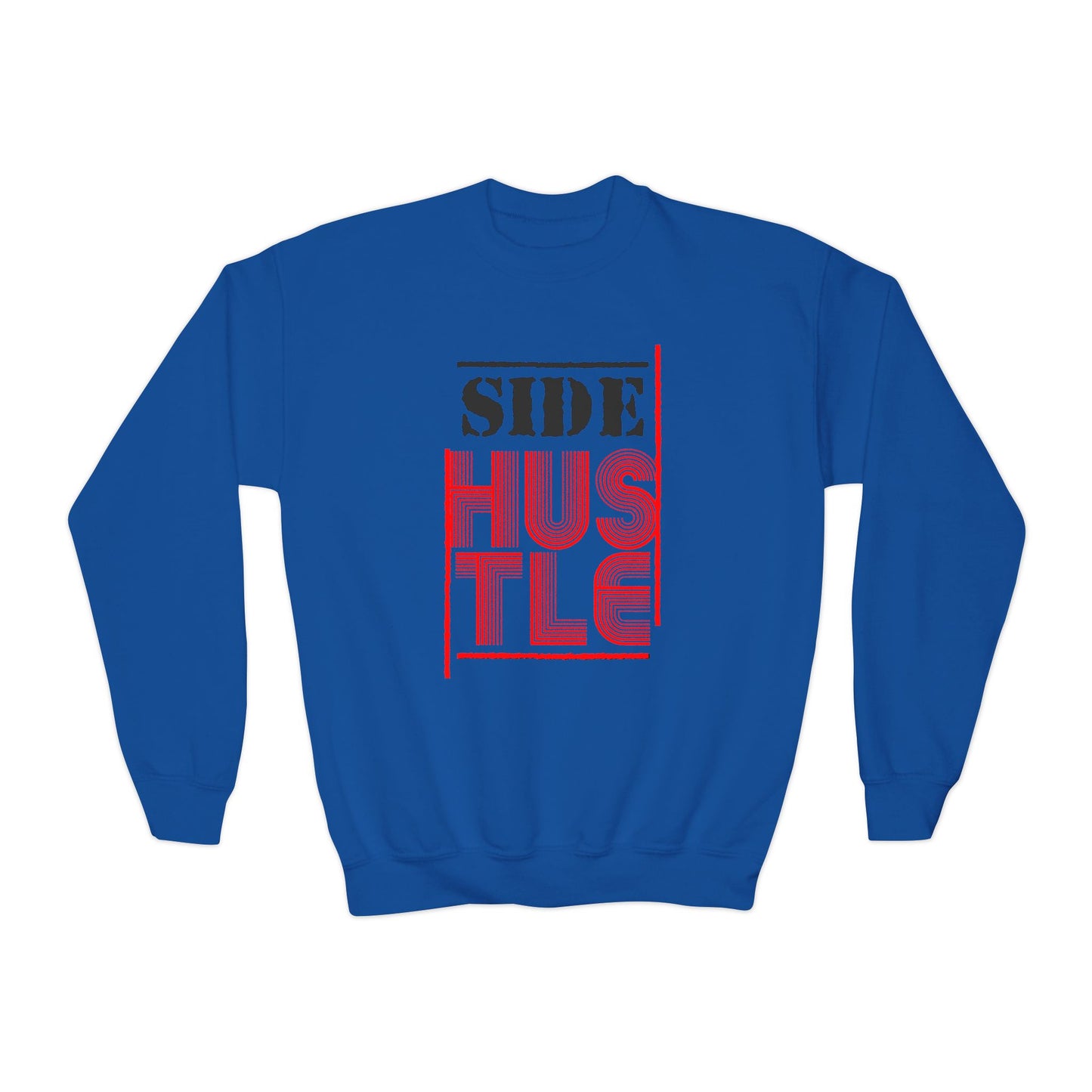 Side Hustle Youth Crewneck Sweatshirt