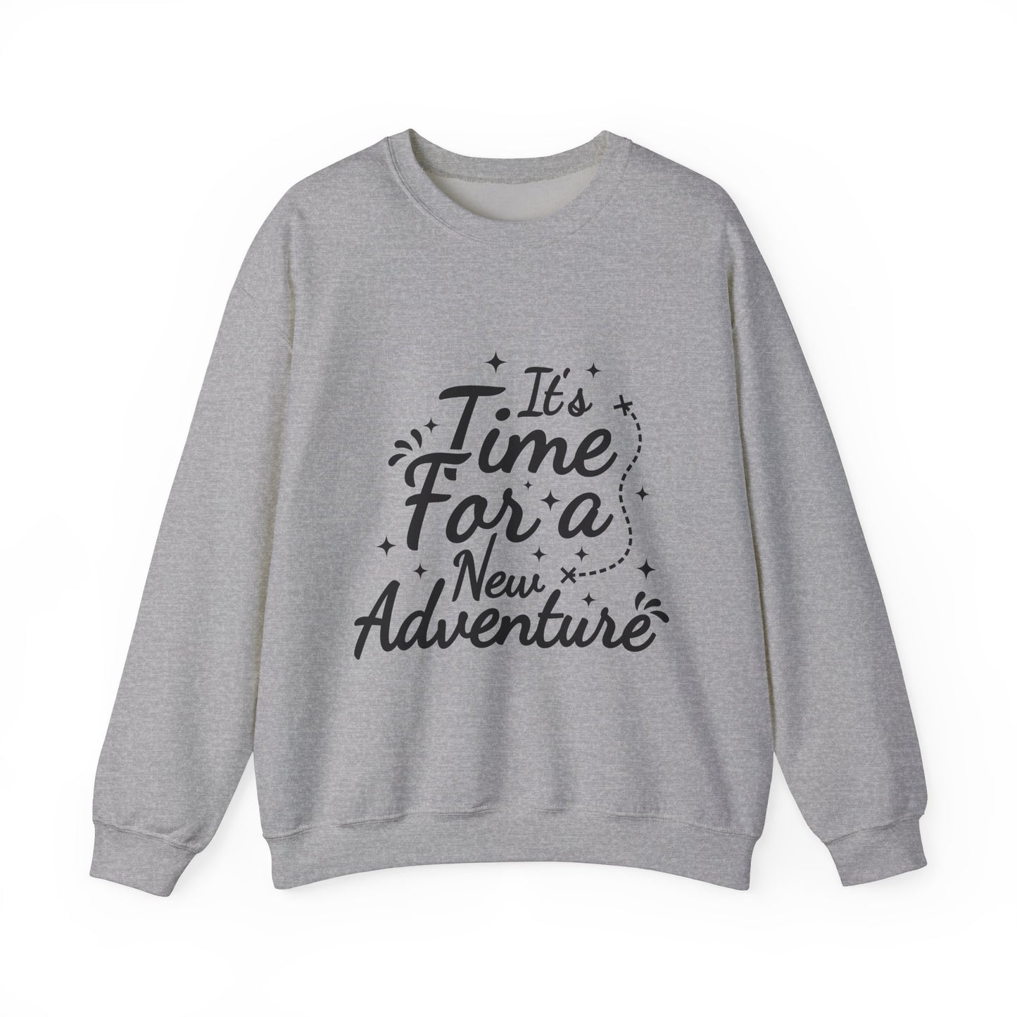 It's Time For A New Adventure Unisex Heavy Blend™ Crewneck Sweatshirt