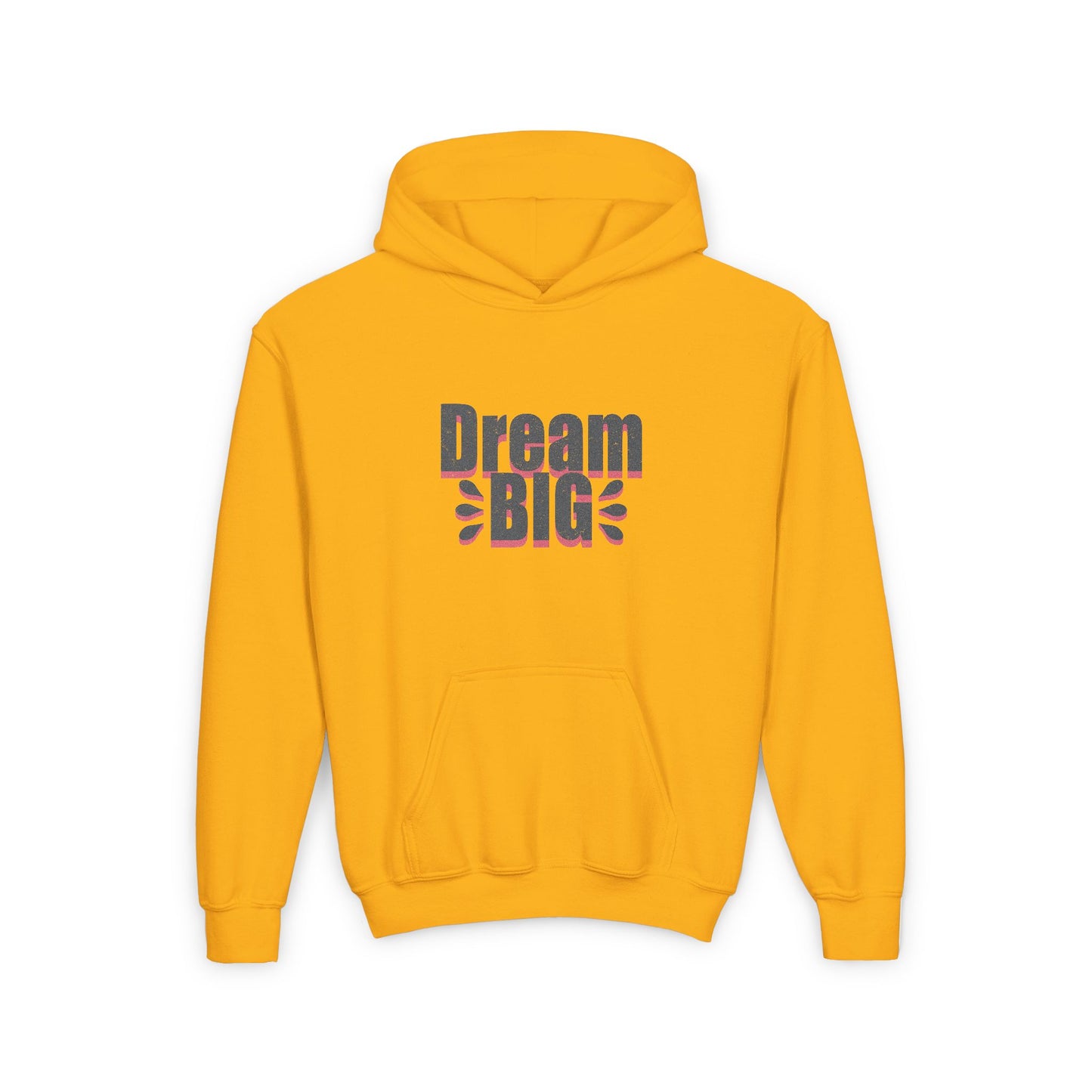 Dream Big Distressed Youth Heavy Blend Hooded Sweatshirt