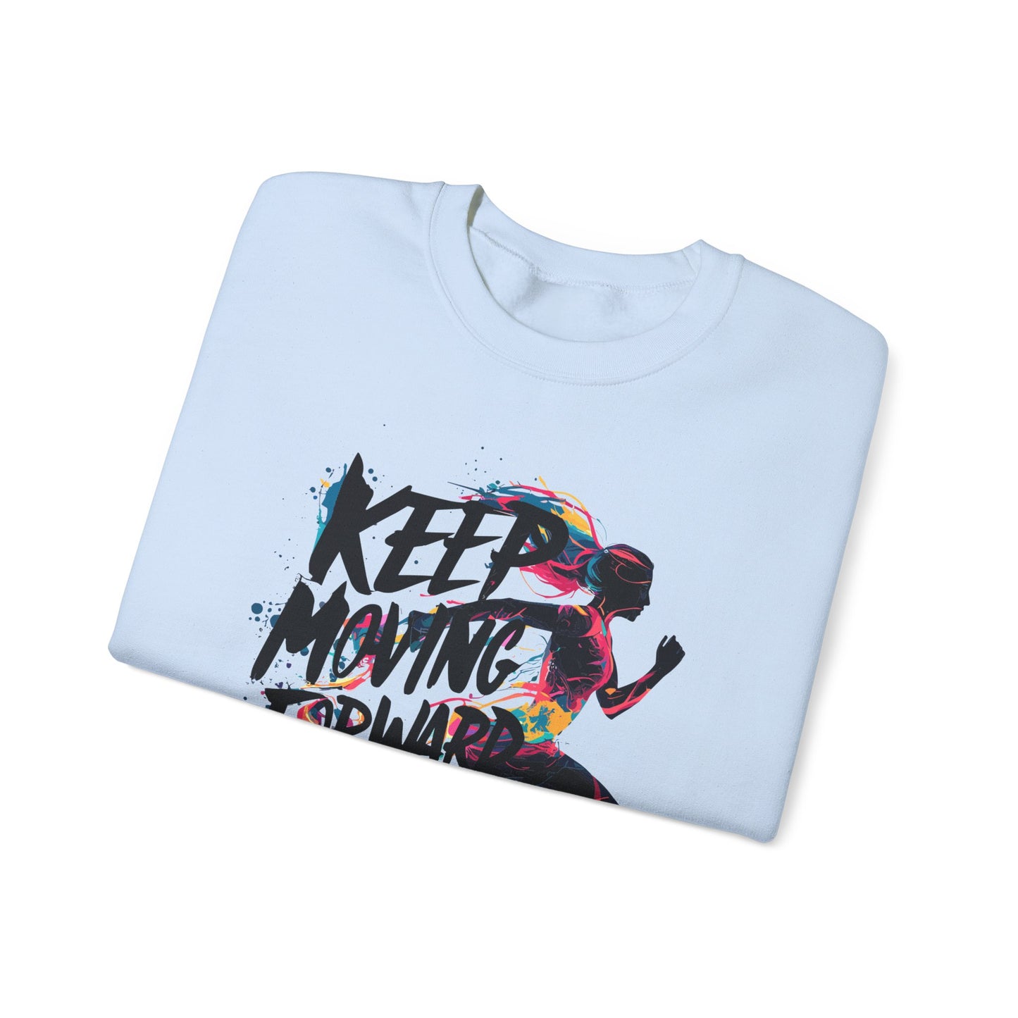 Keep Moving Forward Always Unisex Heavy Blend™ Crewneck Sweatshirt