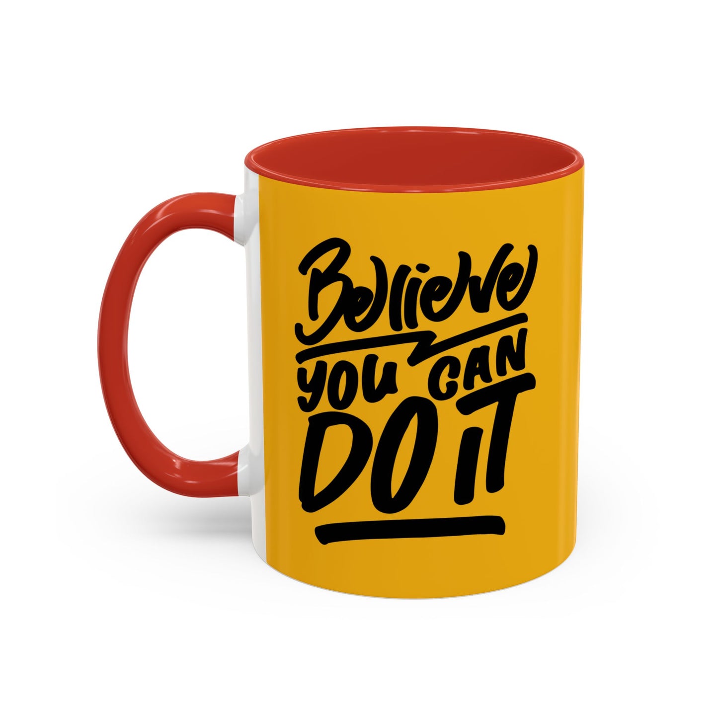 Believe You Can Do It Accent Coffee Mug (11, 15oz)