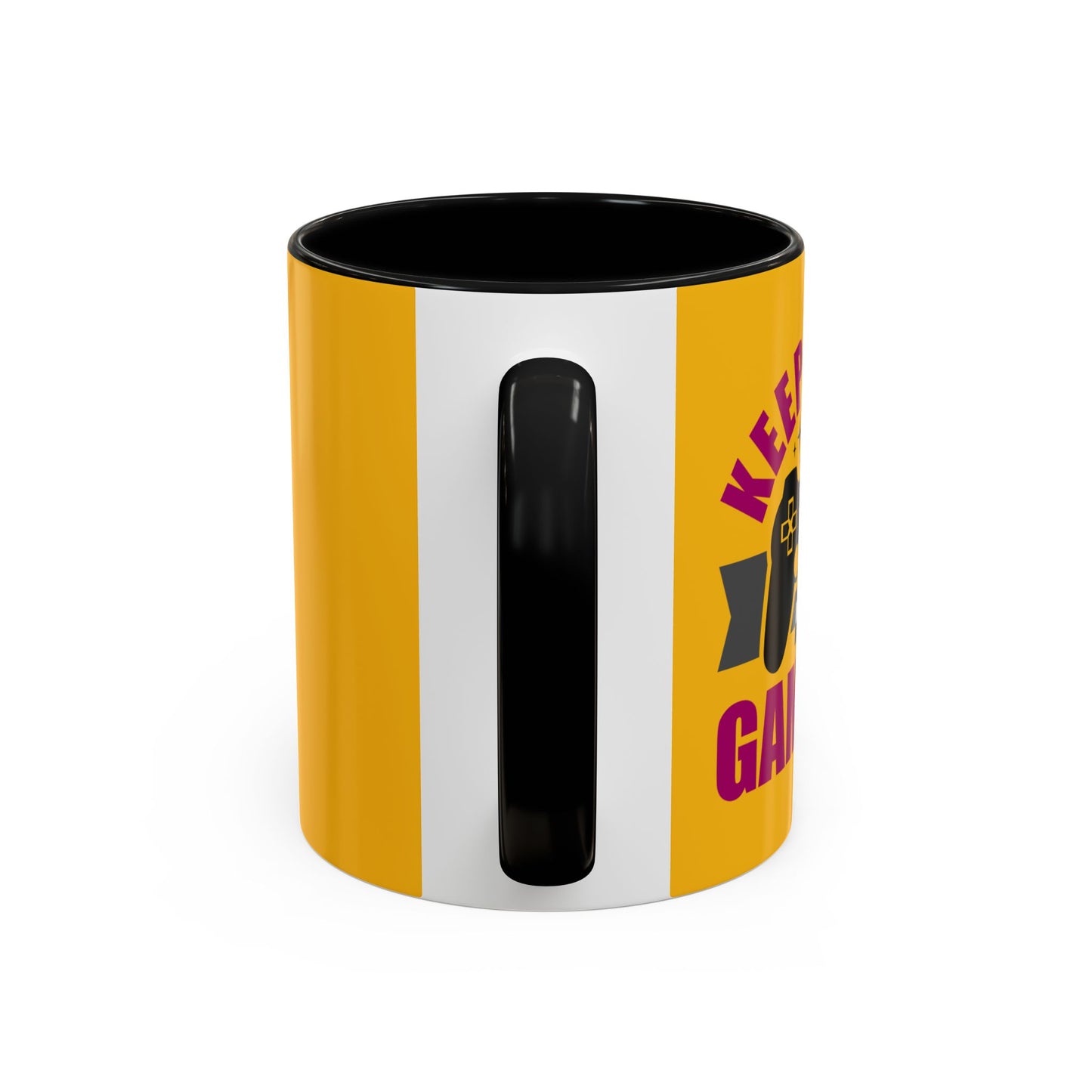 Keep Calm And Game On Accent Coffee Mug (11, 15oz)