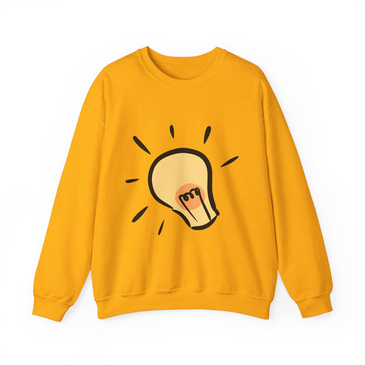 Light Bulb Unisex Heavy Blend™ Crewneck Sweatshirt
