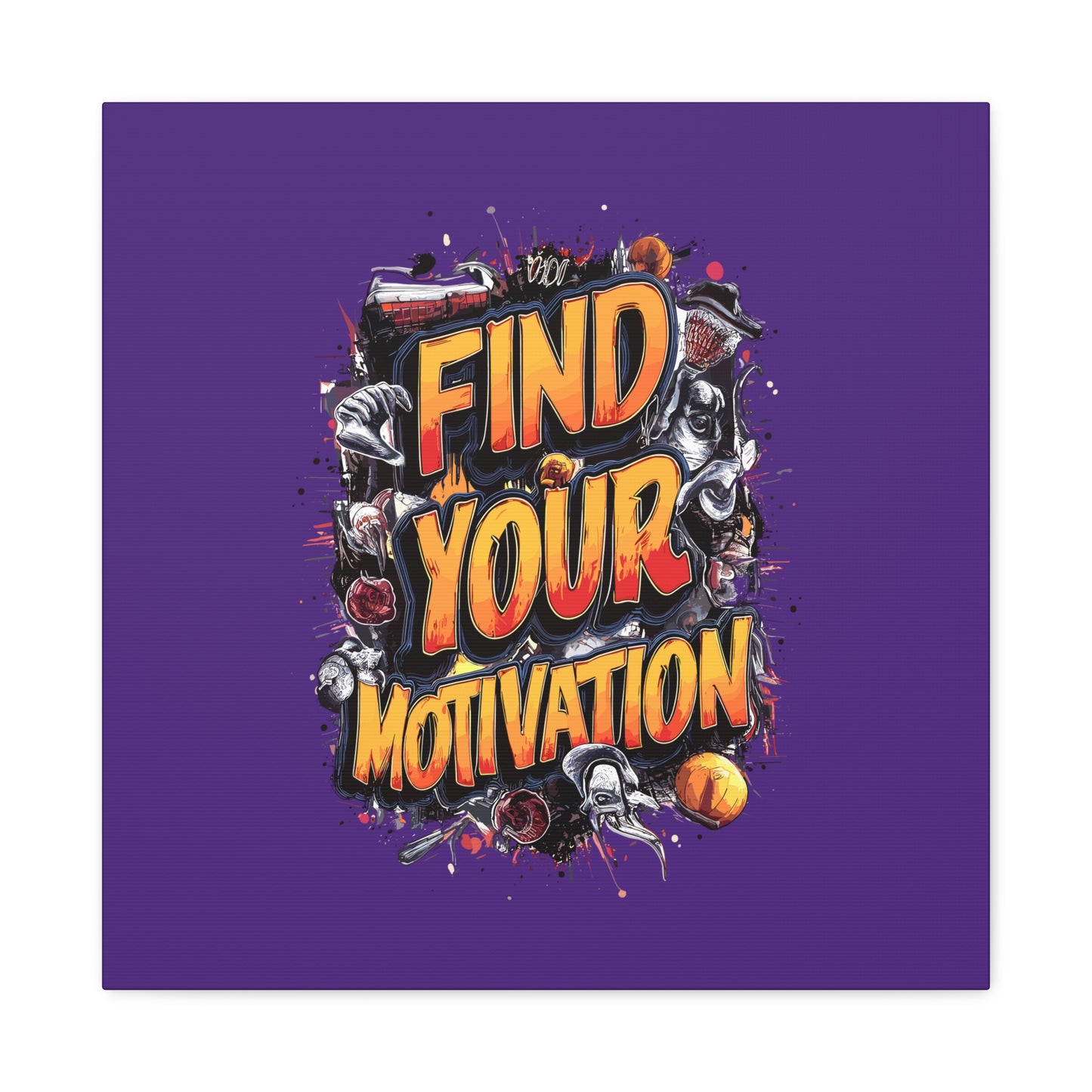 Find Your Motivation Matte Canvas, Stretched, 1.25"