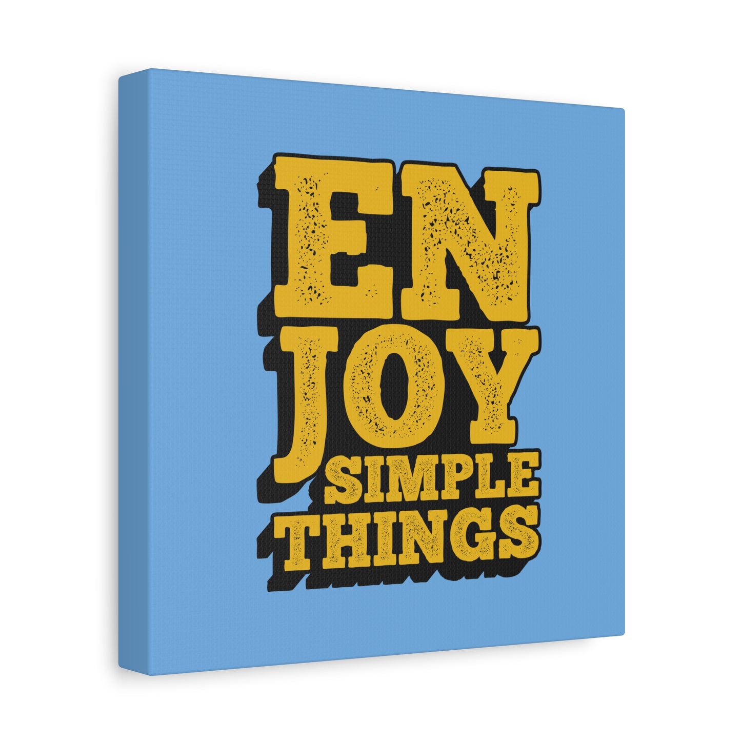 Enjoy Simple Things Matte Canvas, Stretched, 1.25"
