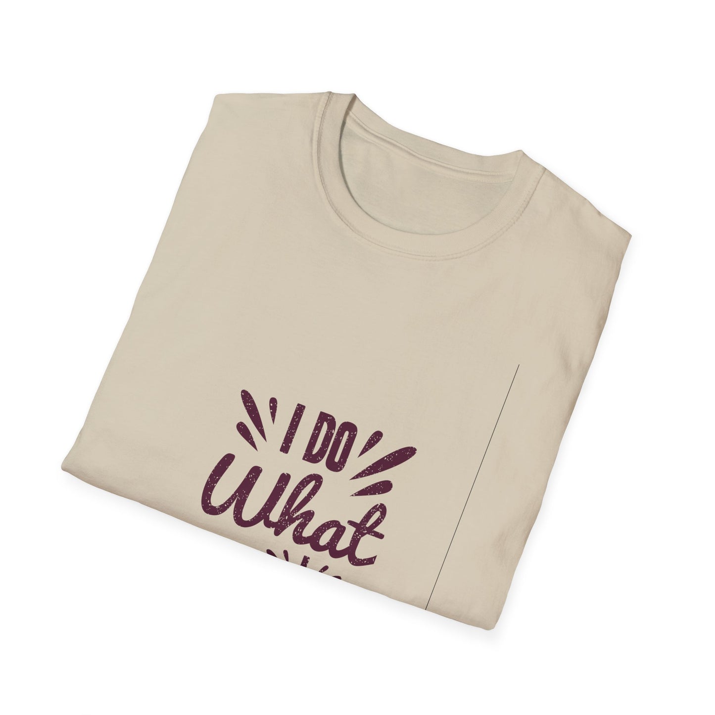 I Do What I Want Unisex Softstyle T-Shirt