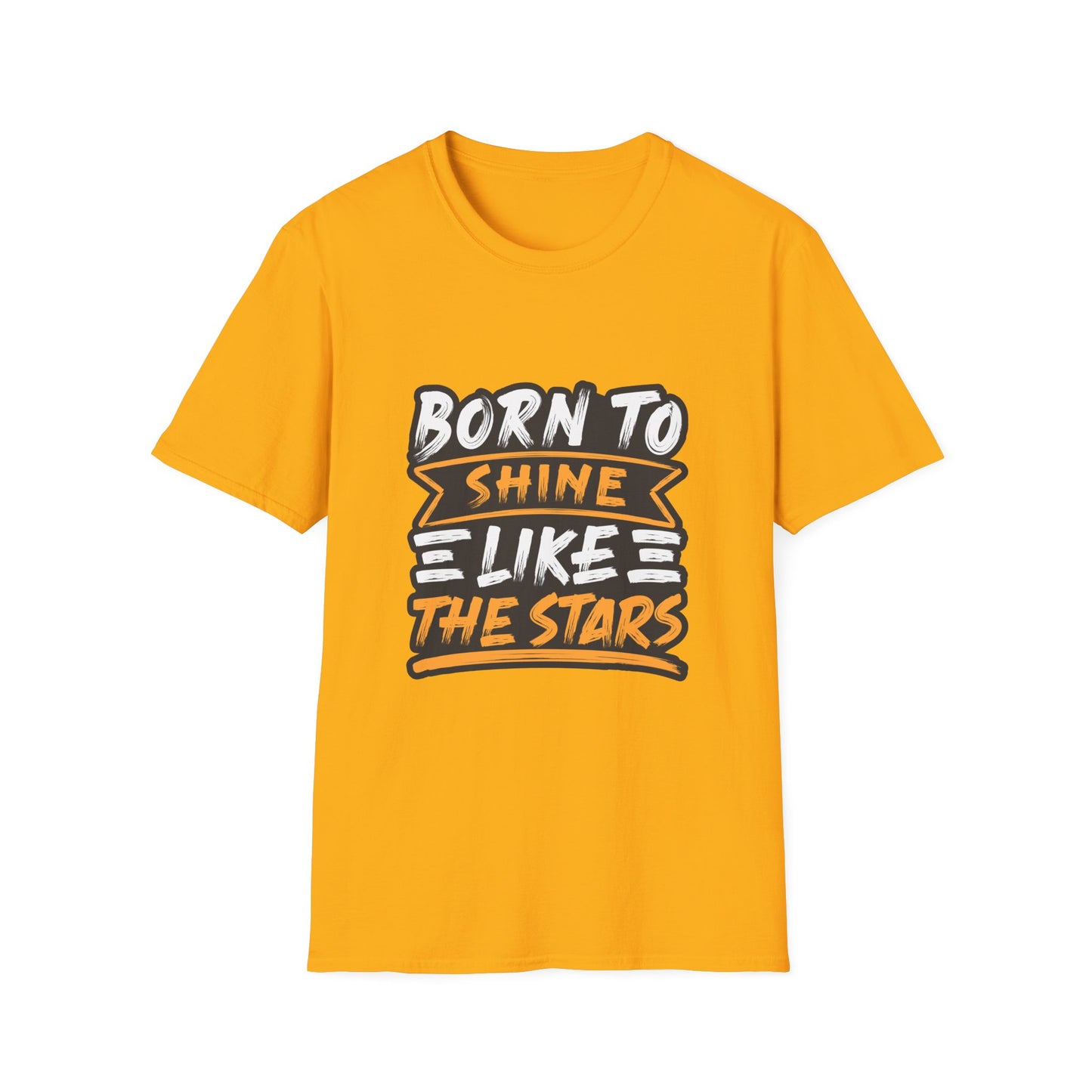 Born To Shine Like The Stars Unisex Softstyle T-Shirt