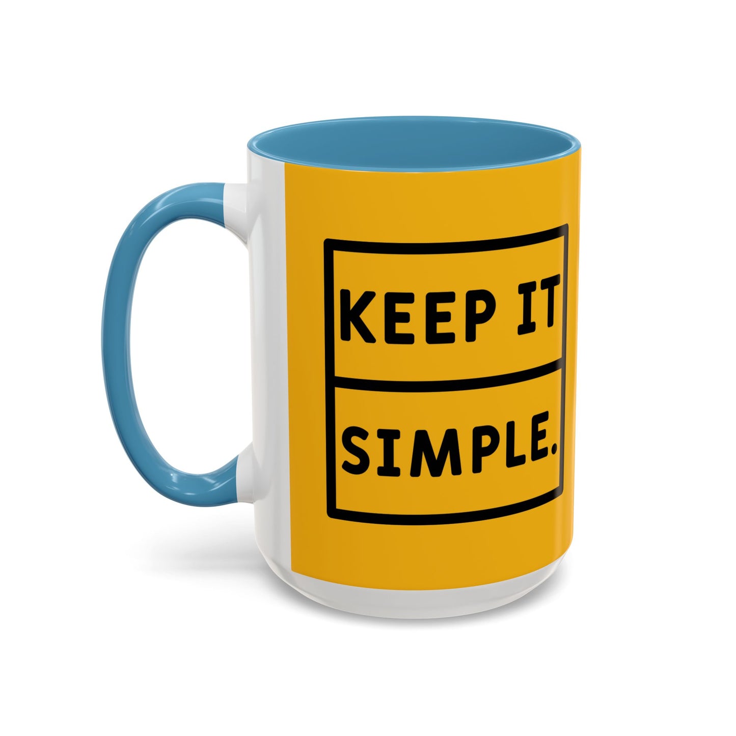 Keep It Simple Accent Coffee Mug (11, 15oz)