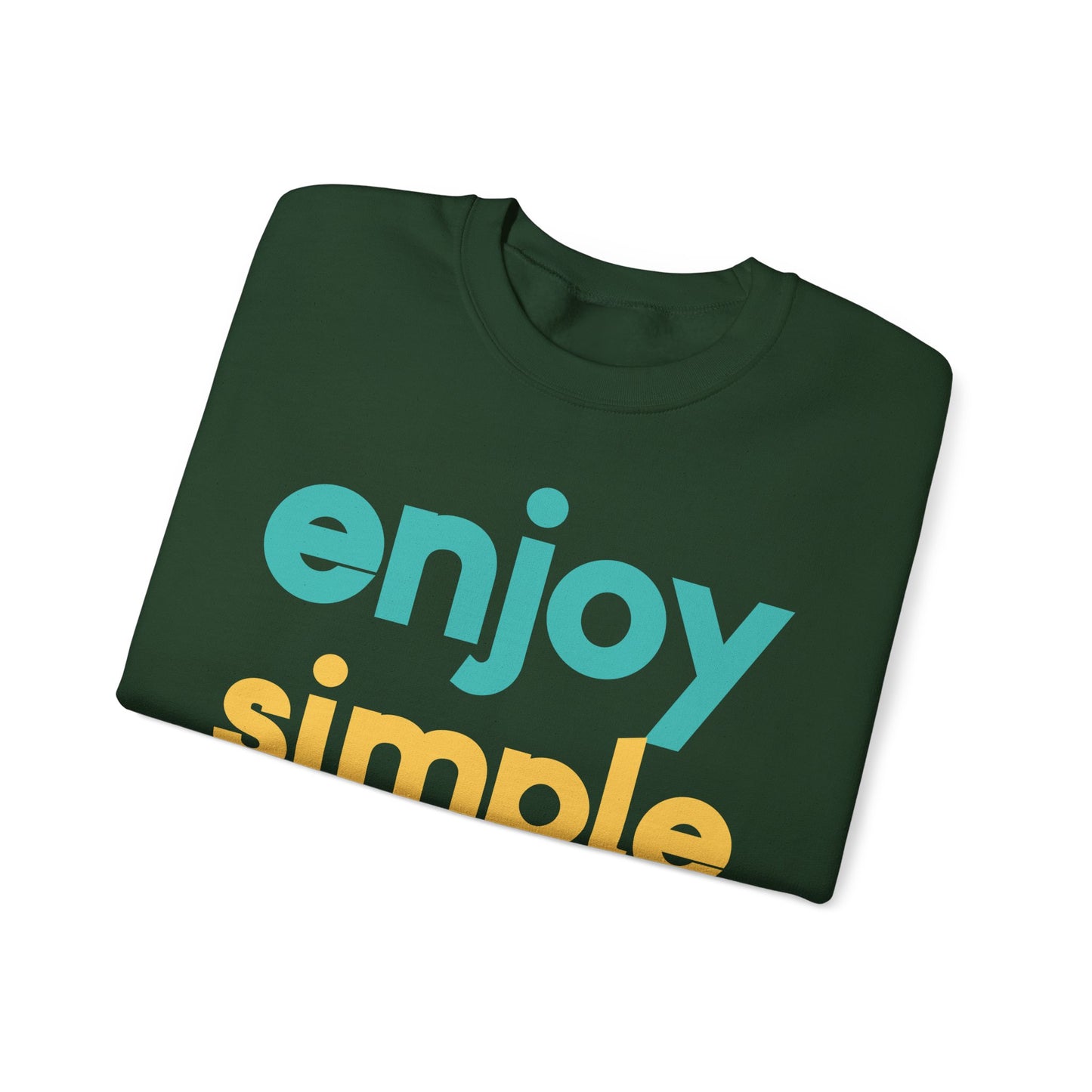Enjoy Simple Things Unisex Heavy Blend™ Crewneck Sweatshirt