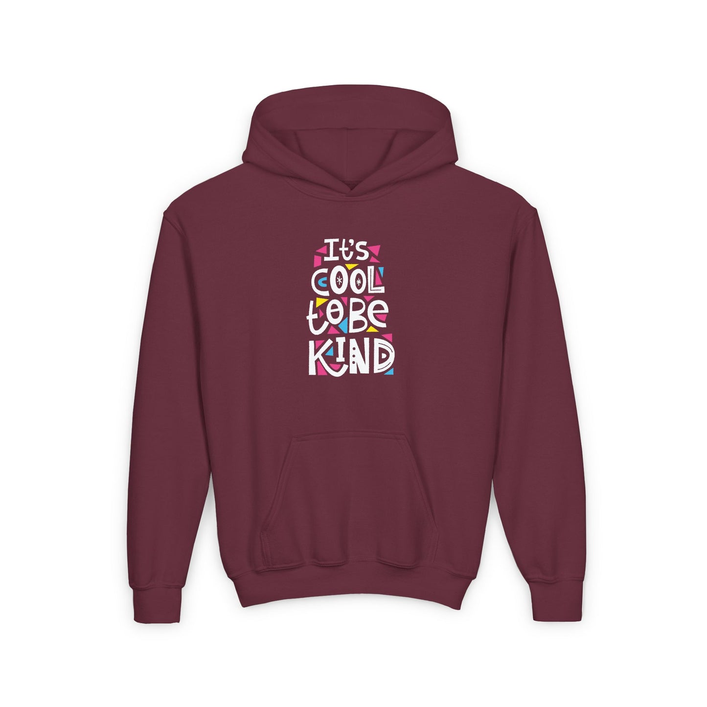 It's Cool To Be Kind Youth Heavy Blend Hooded Sweatshirt