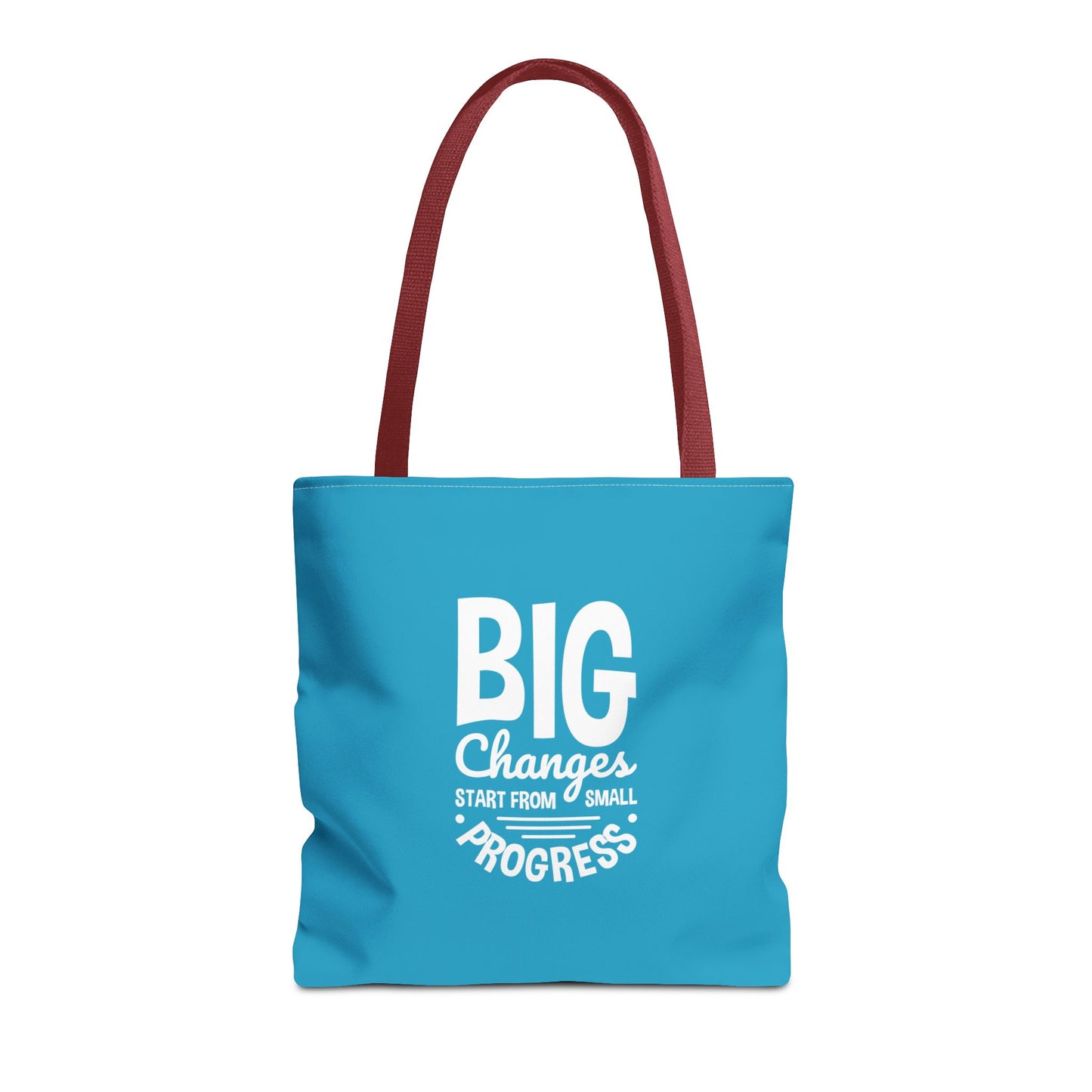 Big Changes Start From Small Progress Tote Bag (AOP)