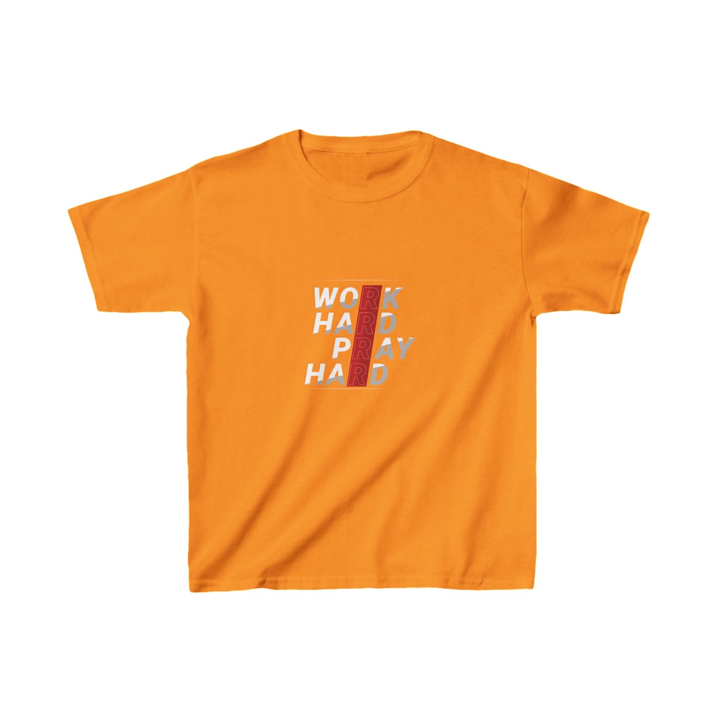 Work Hard Pray Hard Kids Heavy Cotton™ Tee