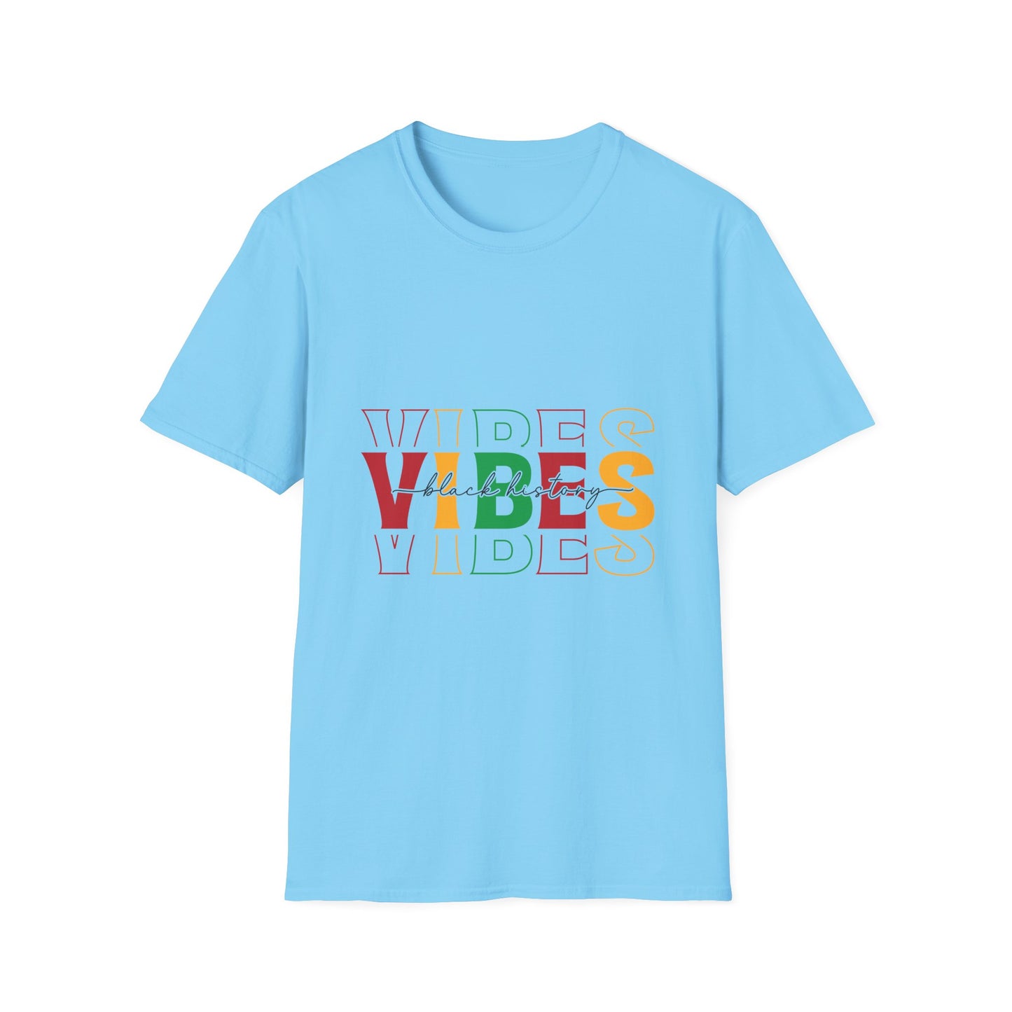 Vibes Black History Unisex Softstyle T-Shirt