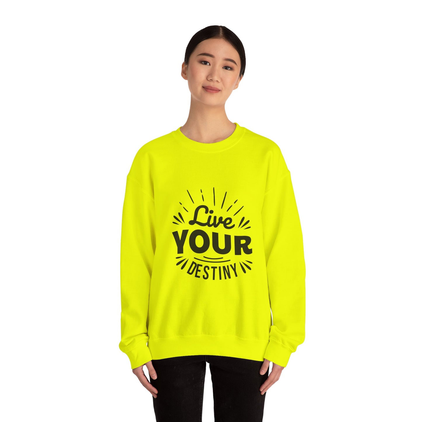 Live Your Destiny Unisex Heavy Blend™ Crewneck Sweatshirt