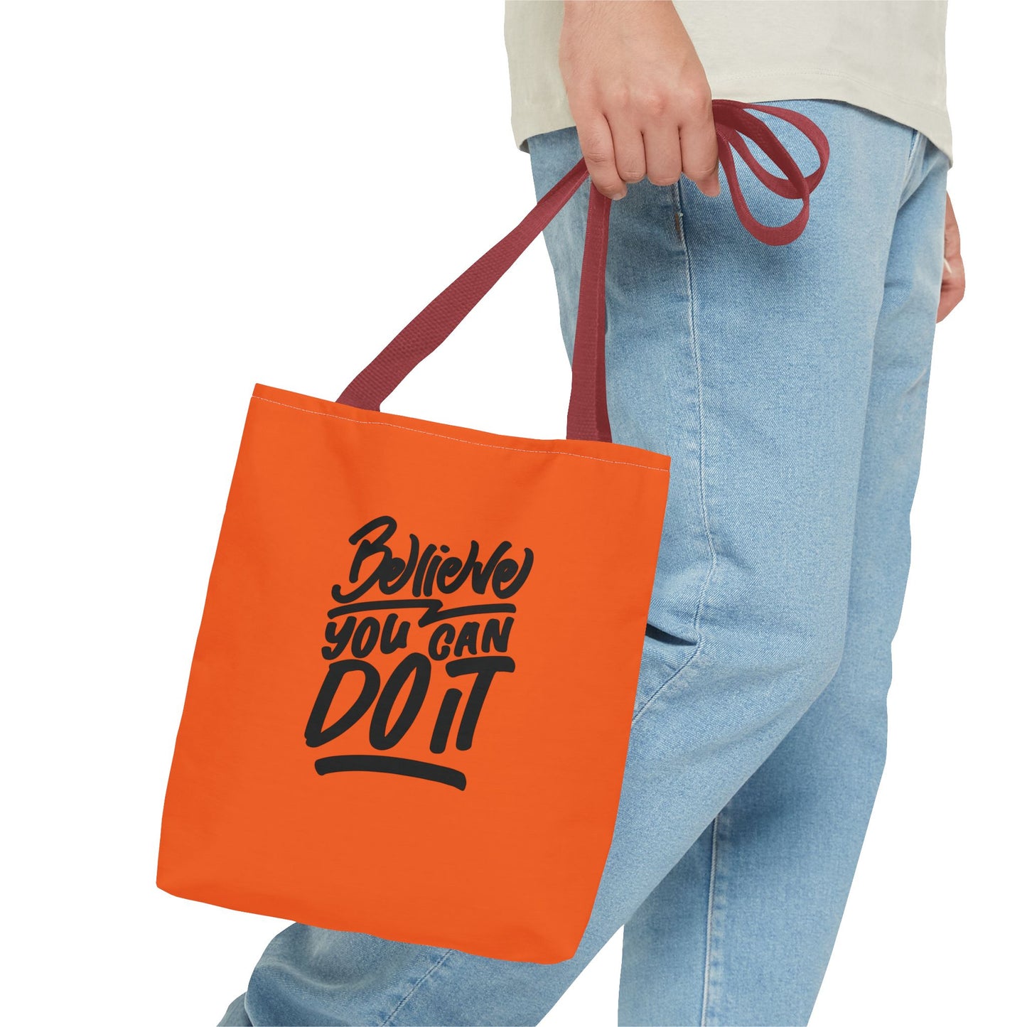Believe You Can Do It Tote Bag (AOP)